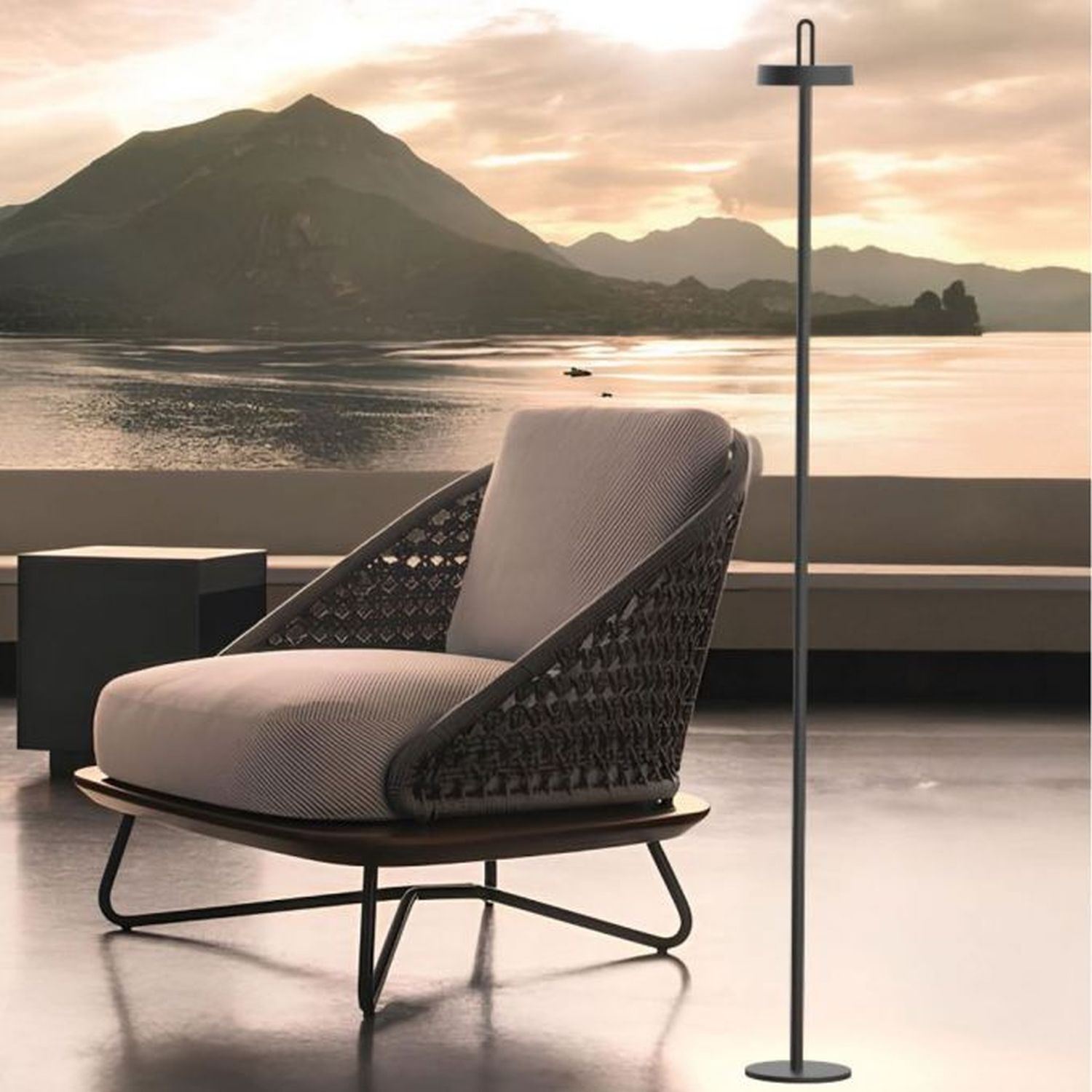 Moebel, Lampe, Stuhl