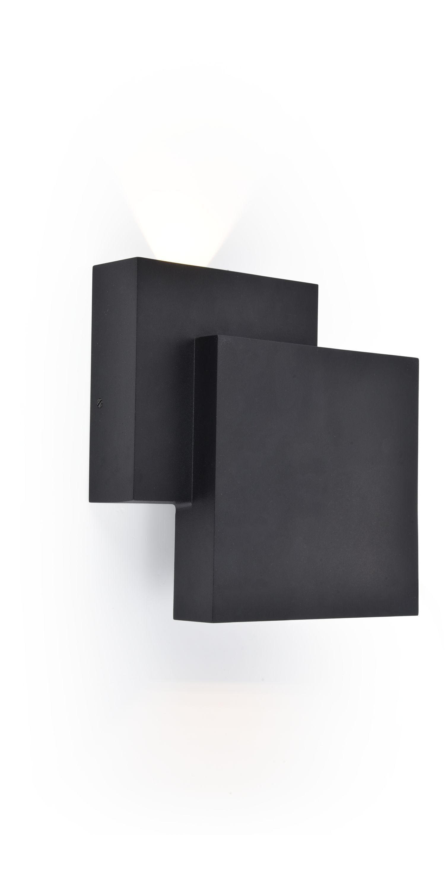 LED Außenleuchte Wand Up Down IP44 B:19,5 cm Schwarz LED Außenleuchte Wand Up Down IP44 B:19,5 cm Schwarz