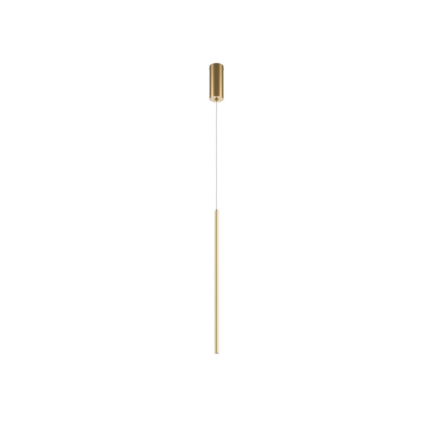 Suspension LED aluminium D : 1,7 cm rond en laiton