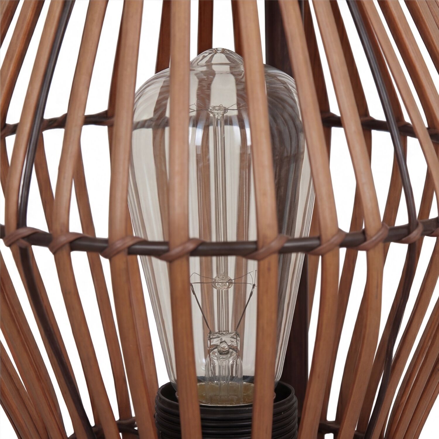 E27-Birne, Glühbirne, Glas, Lampenfassung, Holzstruktur