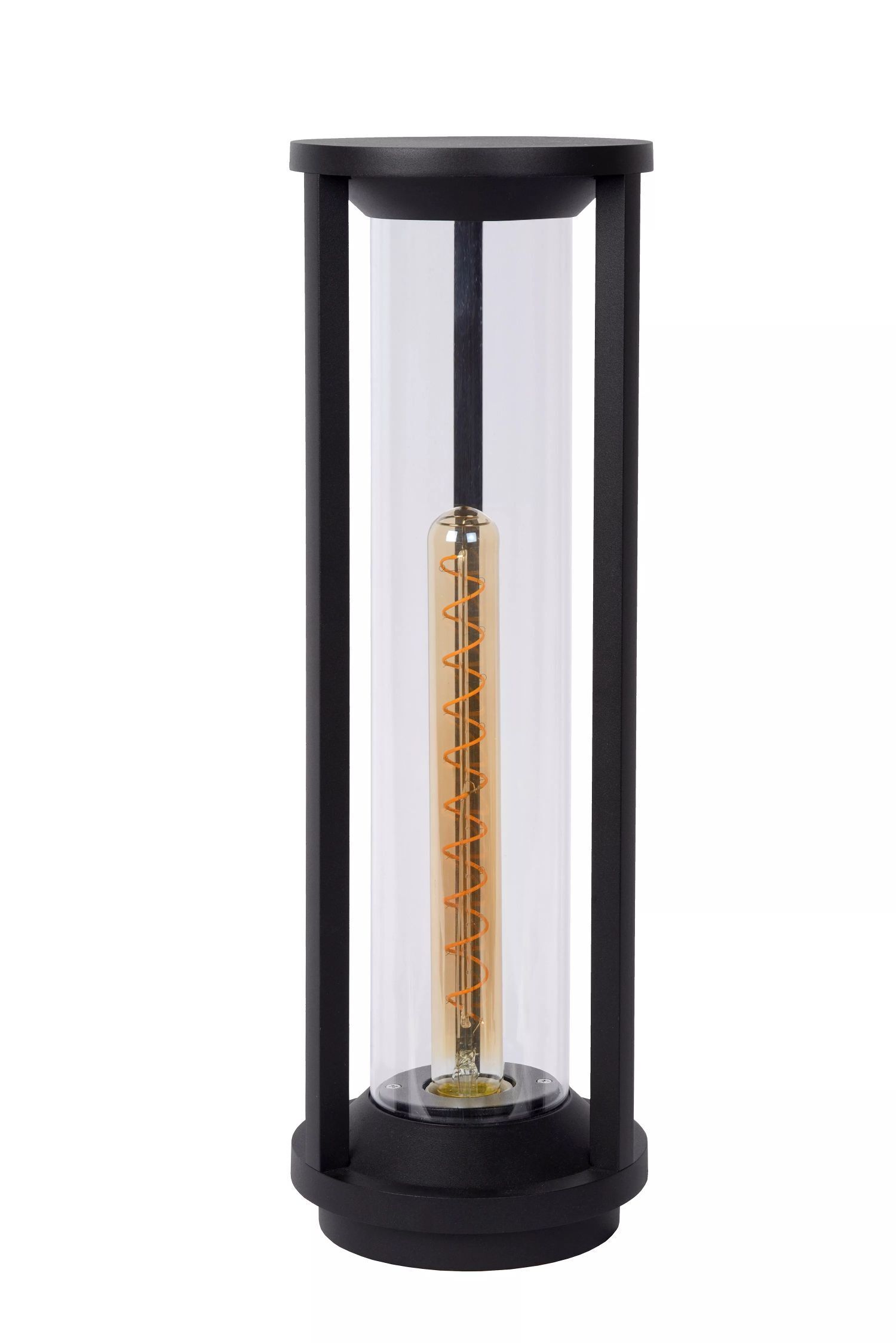 Luminaire d'allée aluminium noir IP65 50 cm jardin entrée