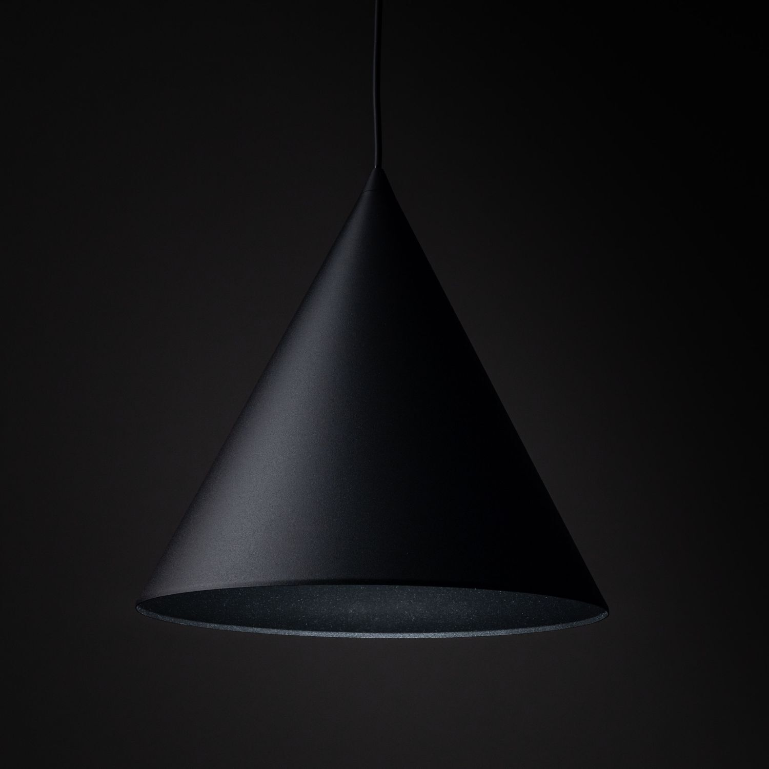 Schwarze Pendelleuchte Metall E27 Ø 32 cm H: max. 165 cm Lampe, Lampenschirm, Beleuchtung