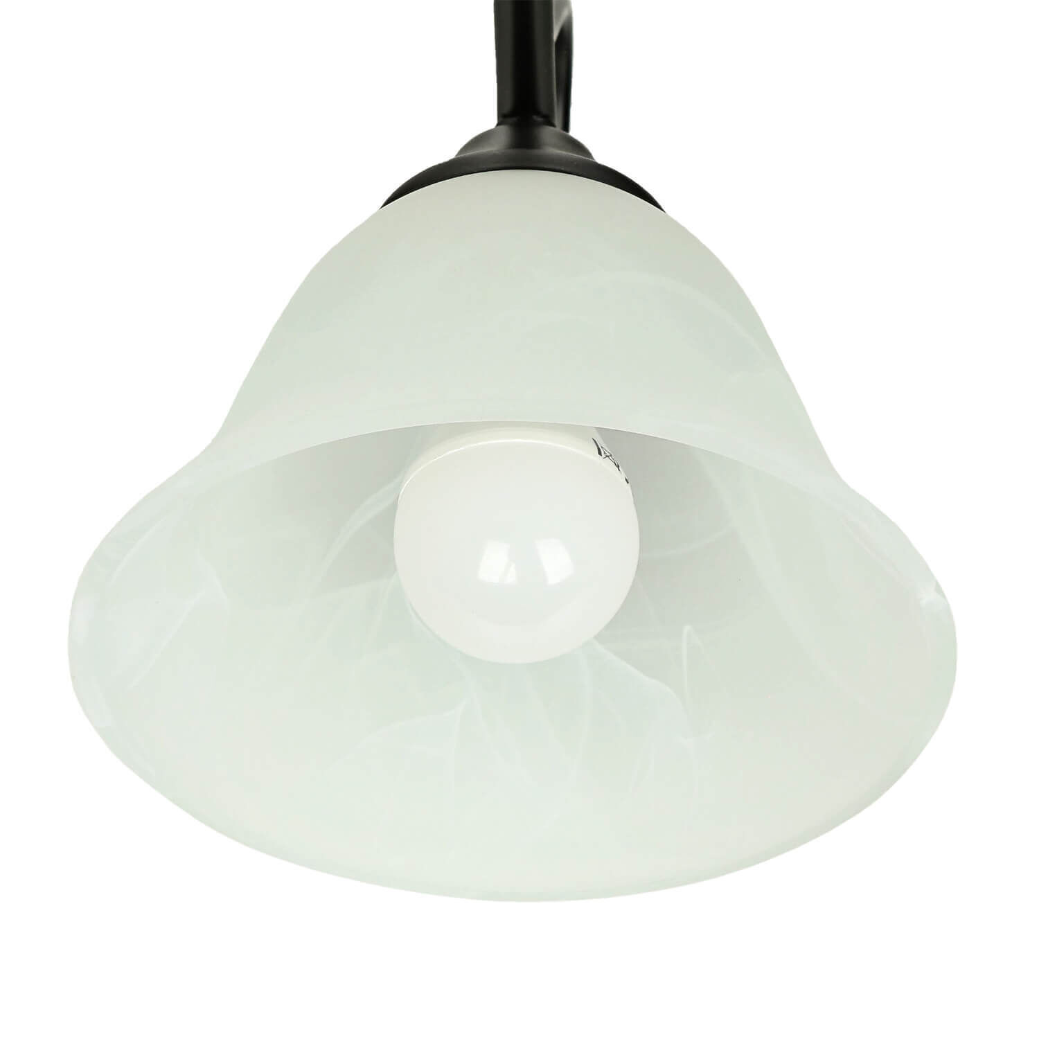 Rustikale Landhaus Wandlampe DOROTHEA Alabaster Glas