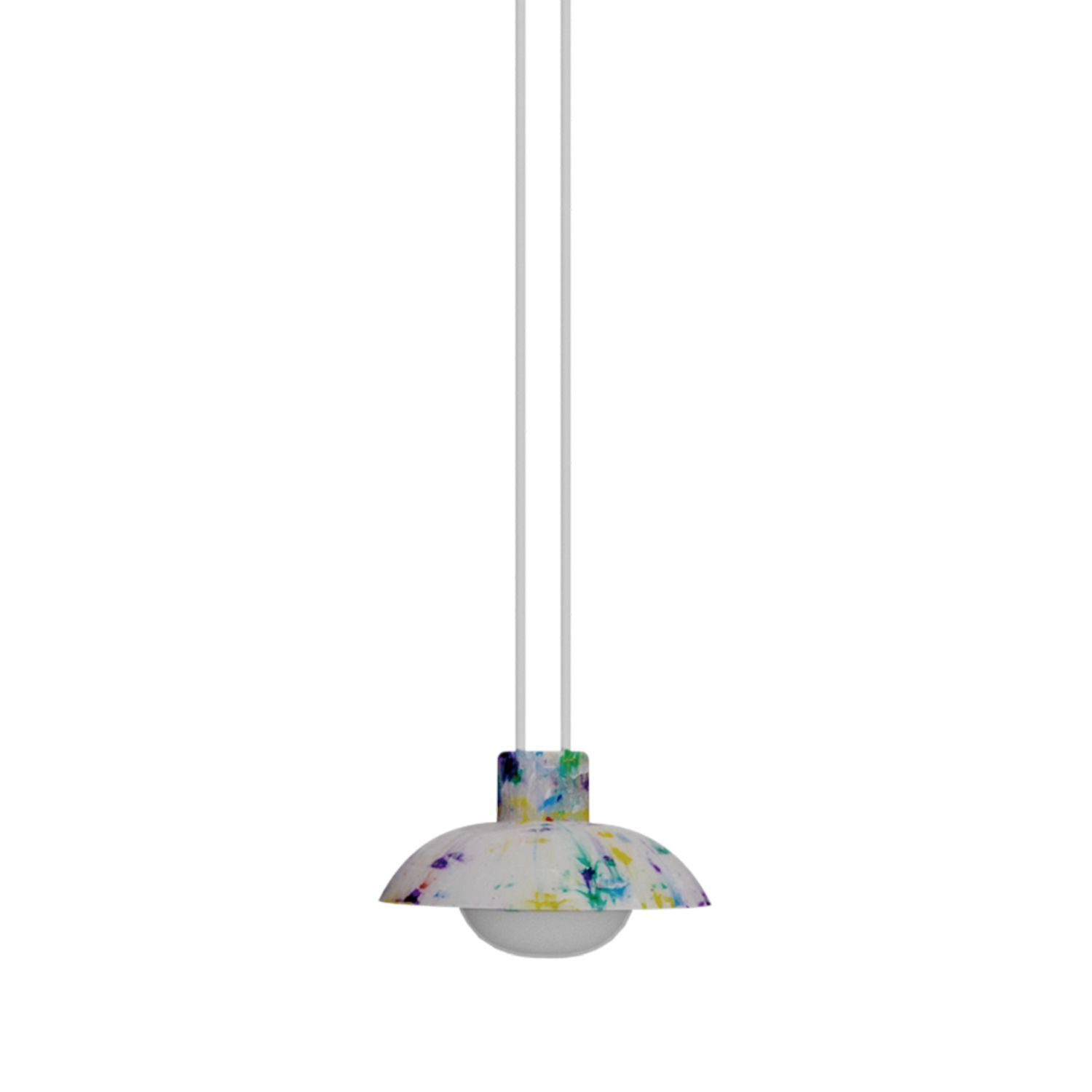 Hängeleuchte, Küchenlampe, Deckel-Lampe, Farbige Tropen, Schirmlampe