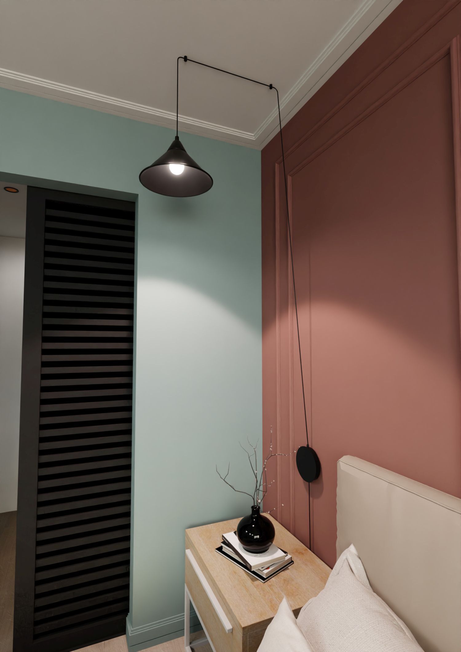 Pendelleuchte FLEXIO mit Steckdosenanschluss Lampe