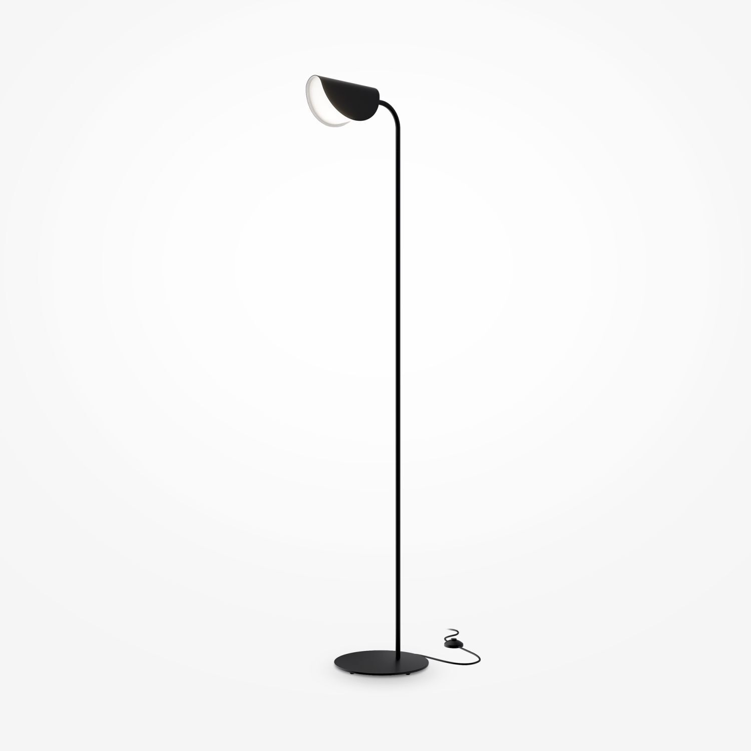 Stehleuchte Metall G9 140 cm Schwarz Modern NINA