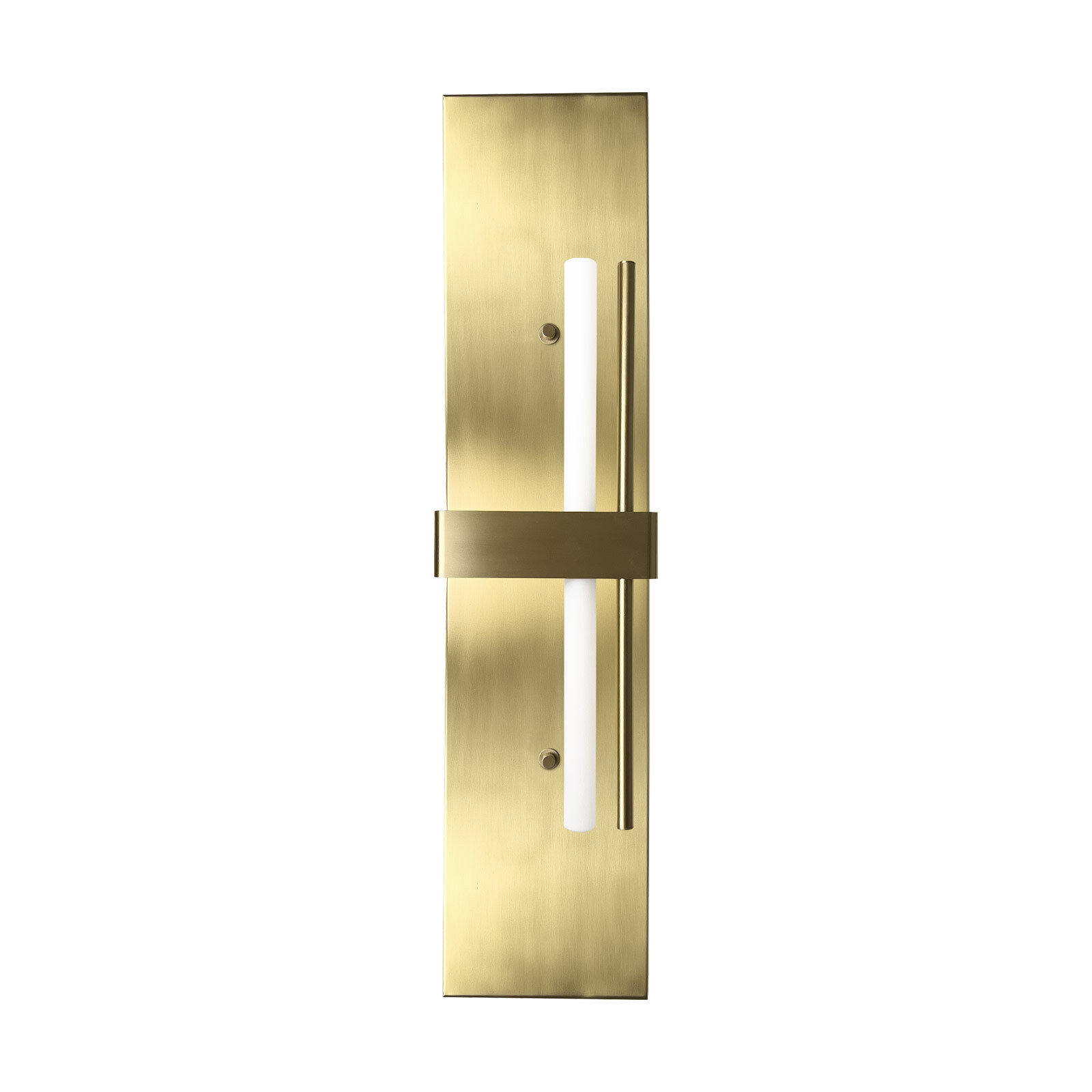 Wandlampe Messing H: 80 cm groß massiv in Bronze hell für S14d