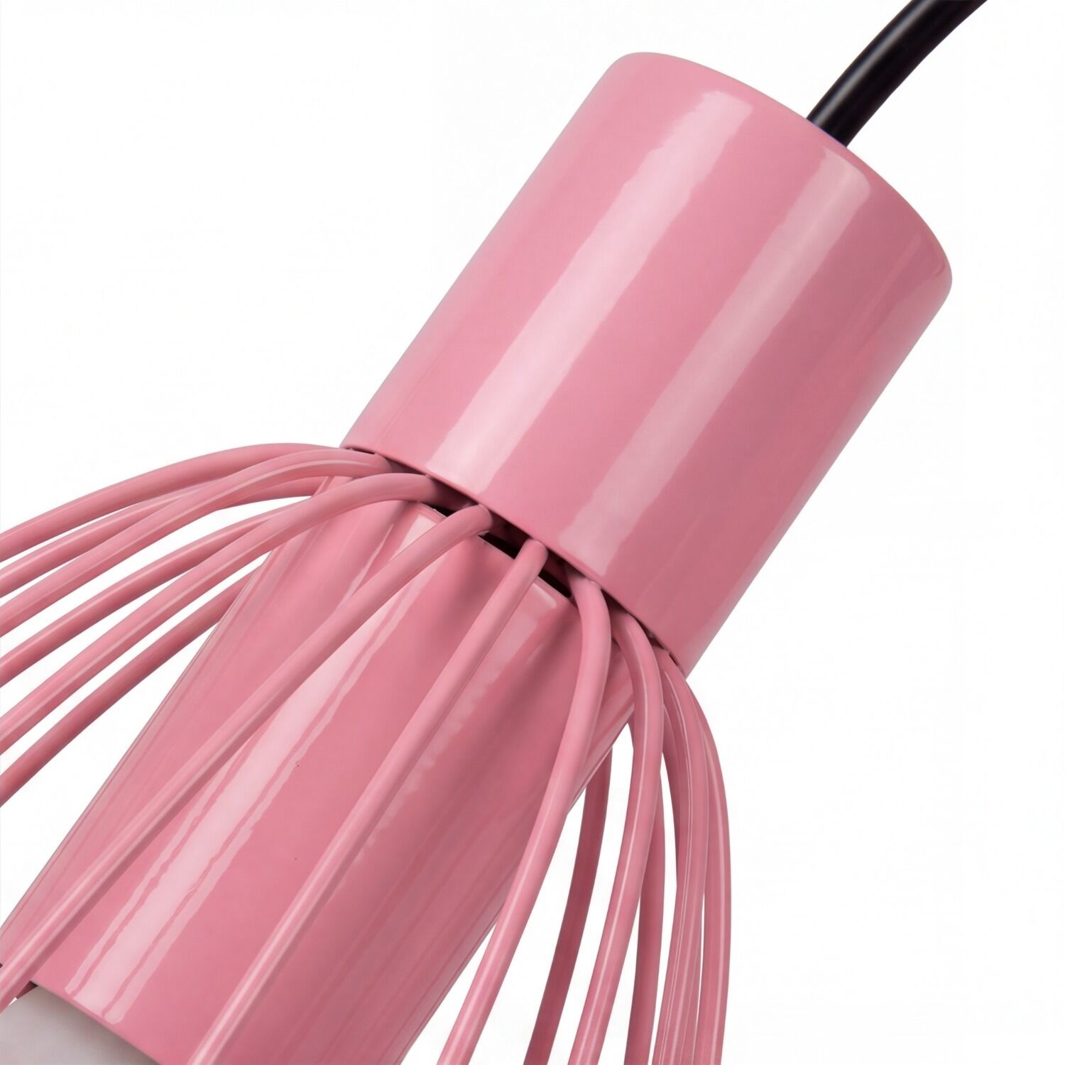 pink, Rassel, Drahtfransen, Plastik, Küchenutensil