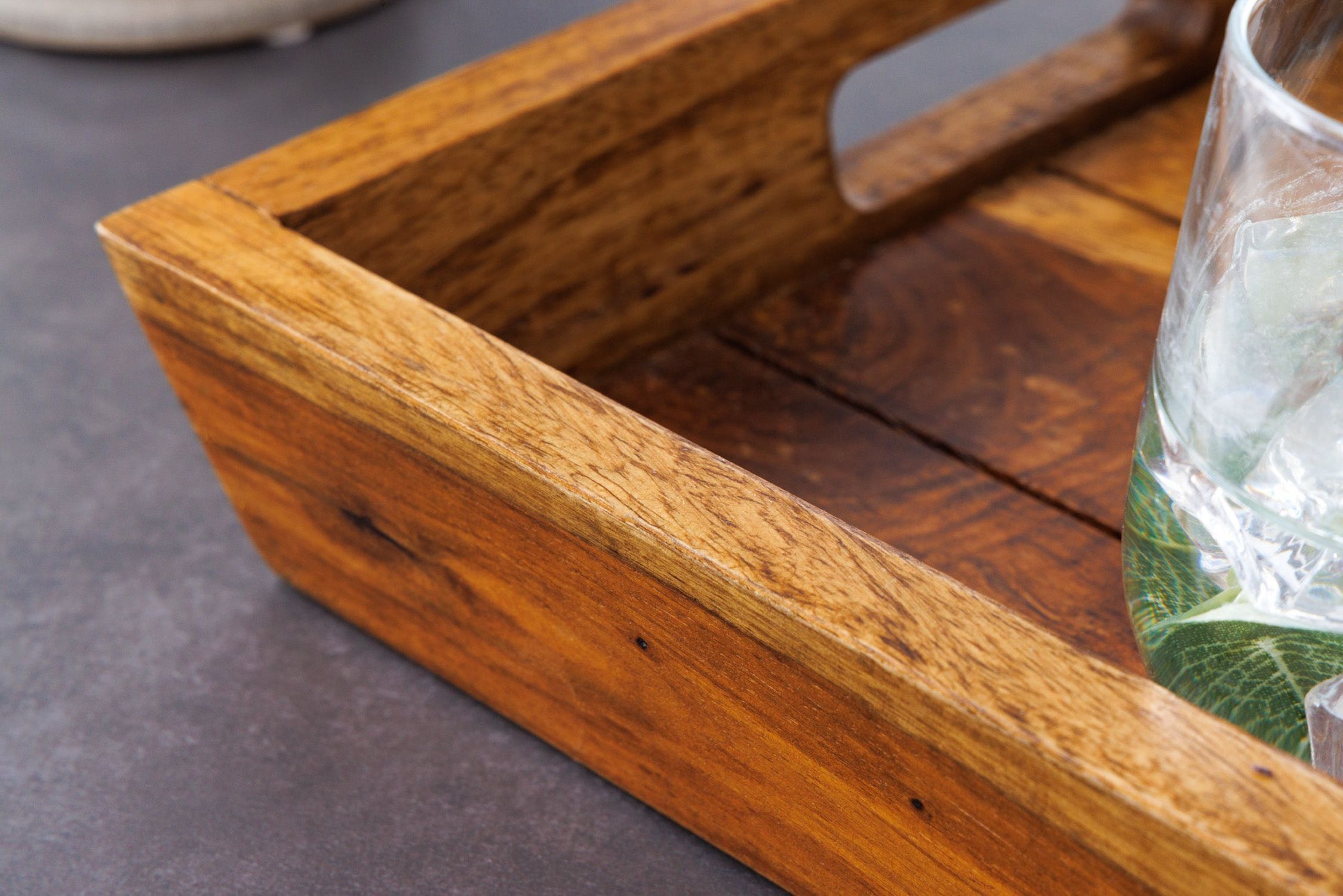 Hartholz, Holz, Gebeiztes Holz, Tablett