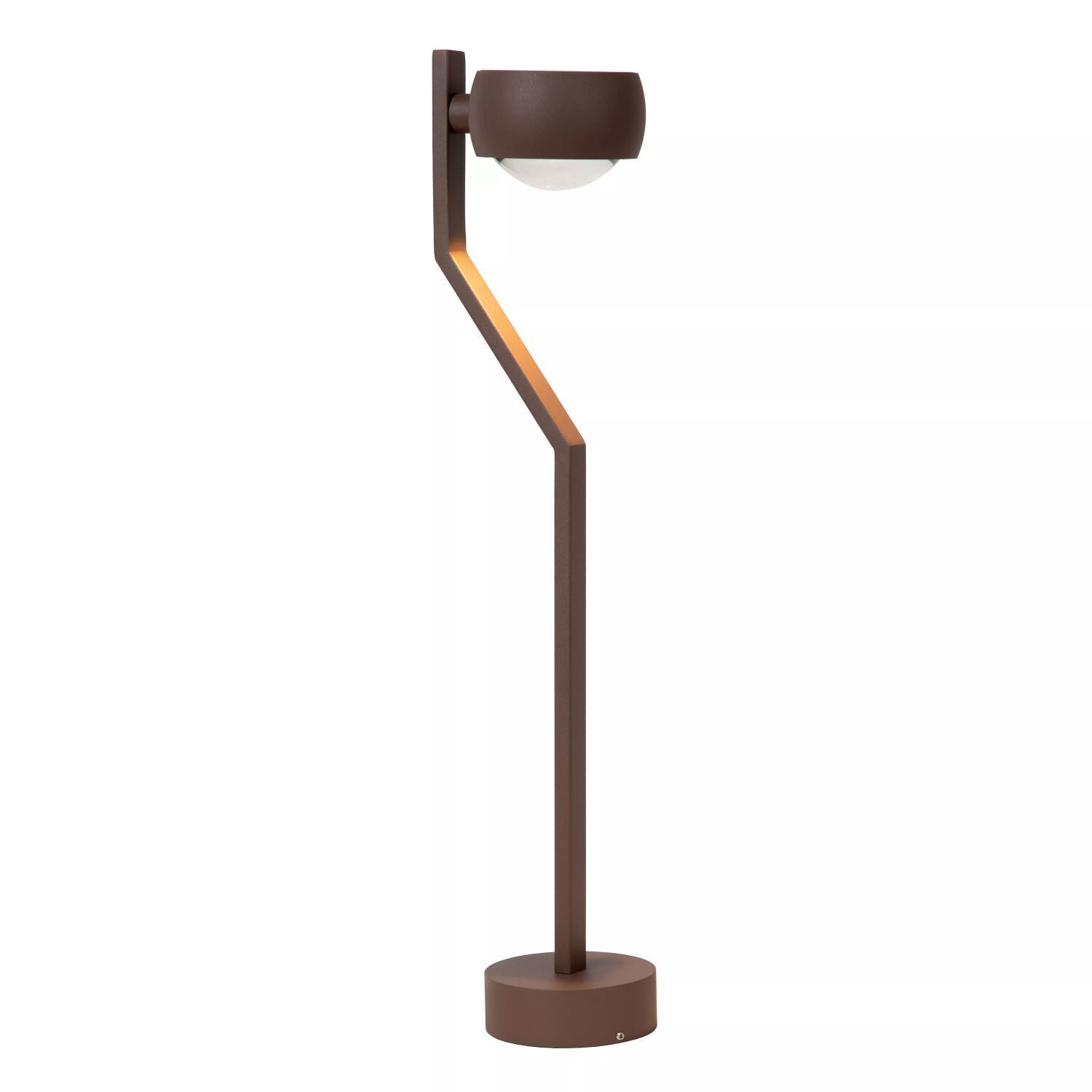 LED Stehlampe Aluminium Rostbraun IP54 50 cm 2700 K Lampe, Tischlampe