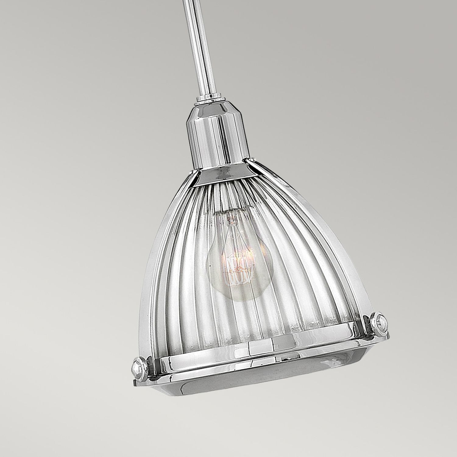 Lampe à suspendre verre métal E27 Ø 24,8 cm rond