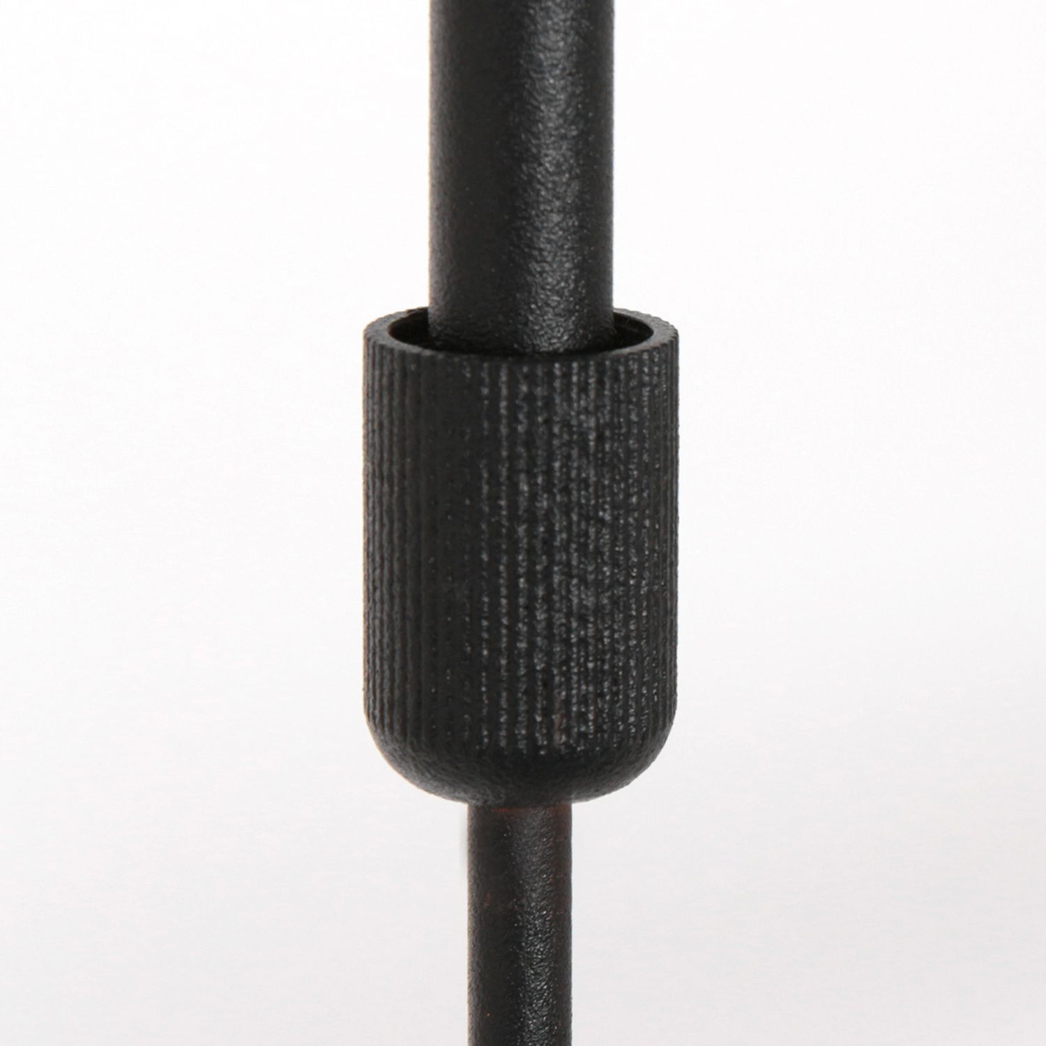 Confortable lampe à suspendre Noir Bleu Métal Tissu 140 cm