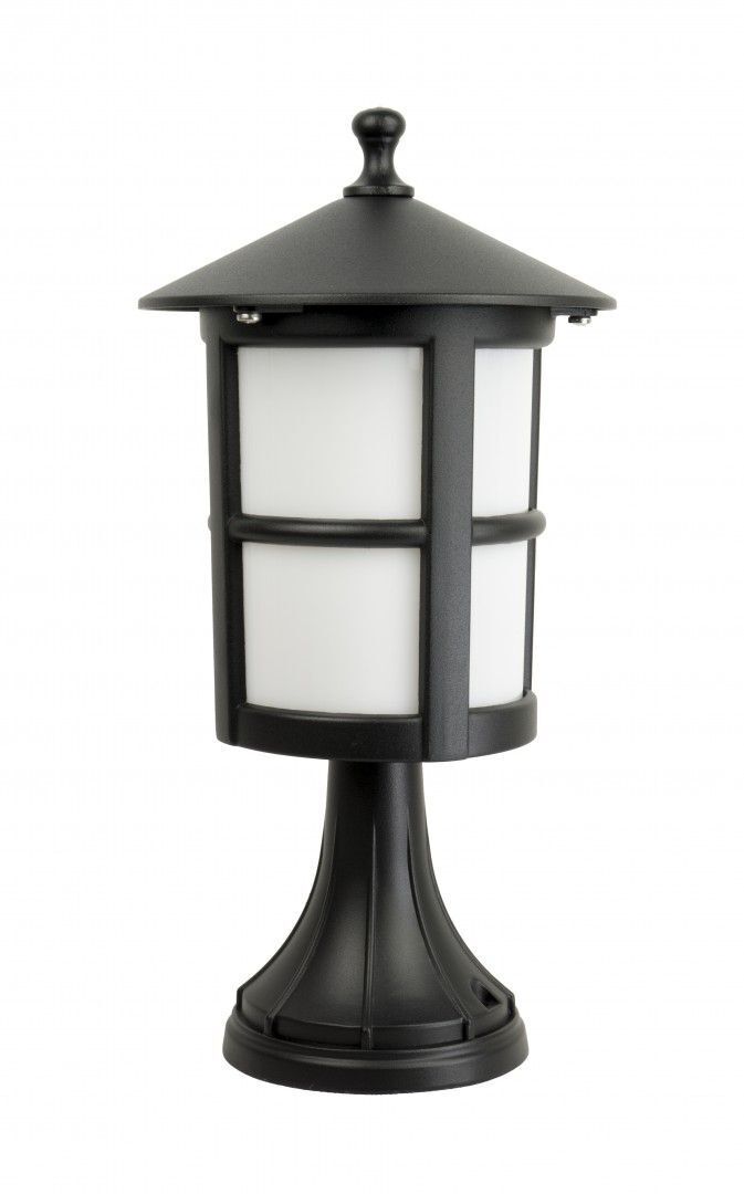 Lampe de socle jardin terrasse noir 41cm