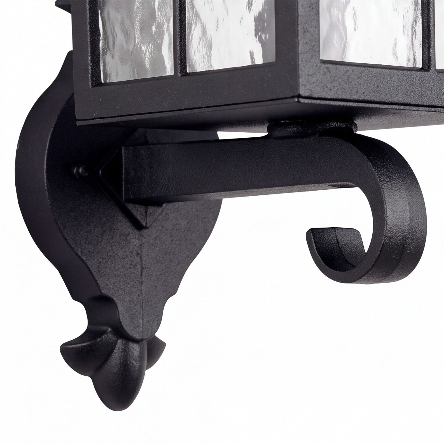 aussen-wandleuchte-aussenlampe-harold-1-flammig-schwarz-rustikal-vintage-205-4 laterne, Wandleuchte, schwarz, Eisen, Aufhänger