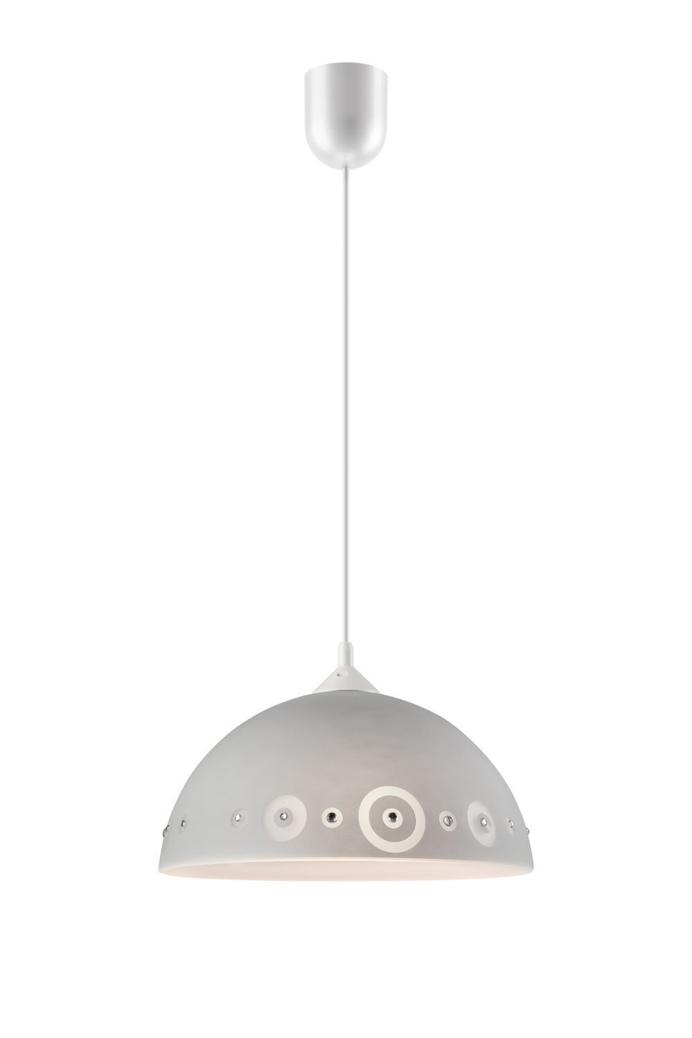 Pendelleuchte Farbig Lampe Grau Glas Esstisch rund