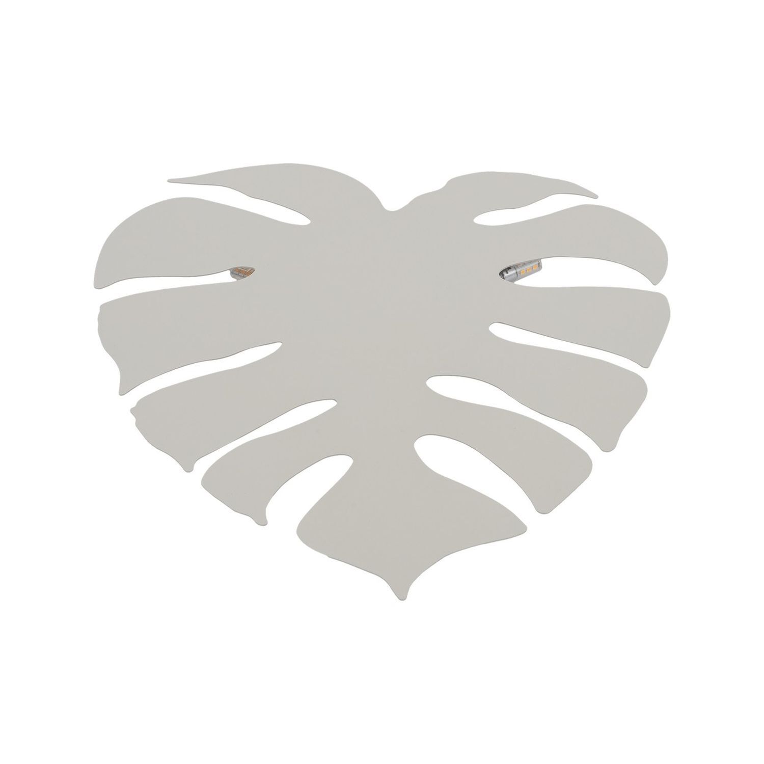 Wandlampe Metall Beige H: 40c m Monstera Blatt 3x G9 Blatt, Schablone, Dekoration für Zuhause, Logo, Hai