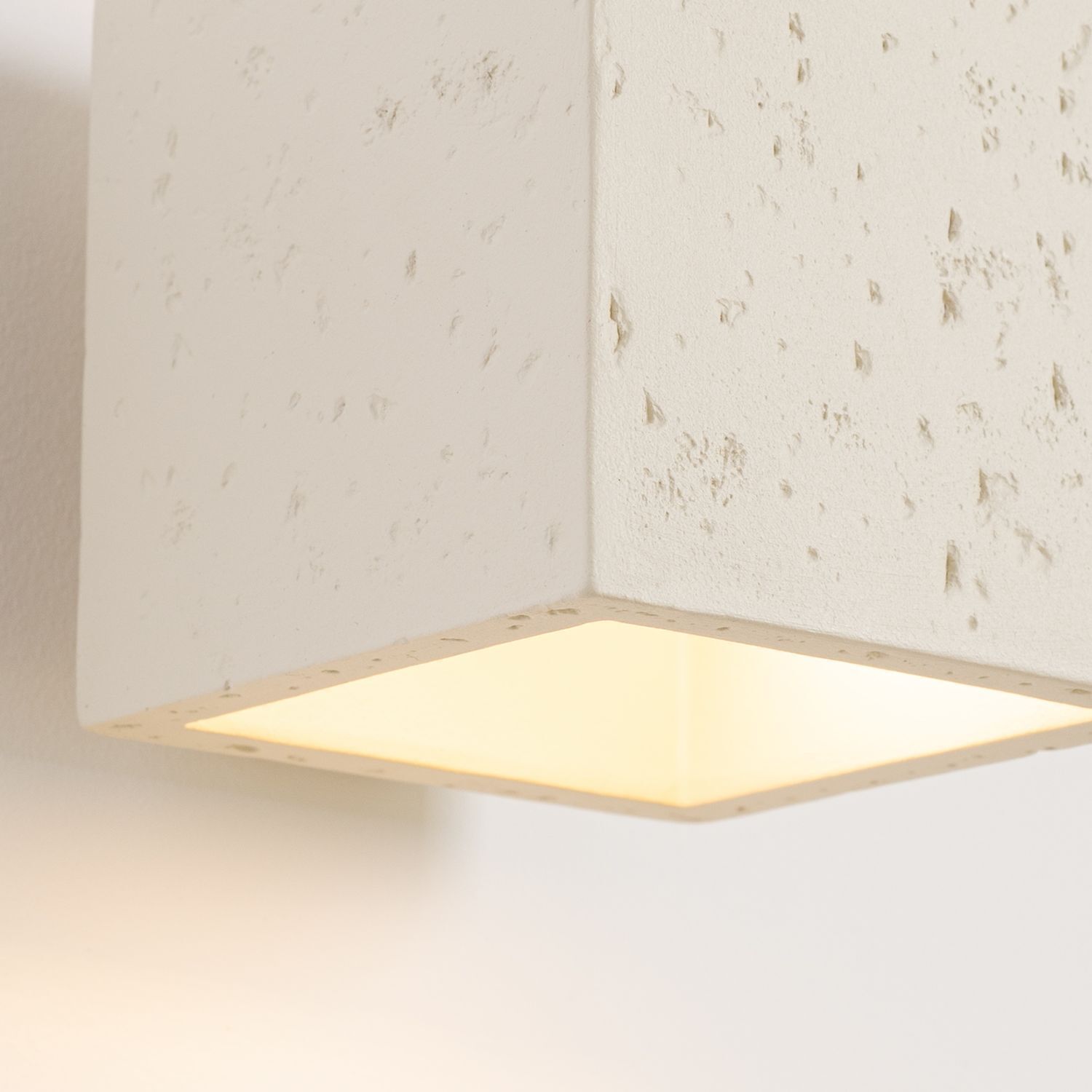 Wandlampe Beton Beige G9 L:10 cm Up Down Indirekt Deckenleuchte