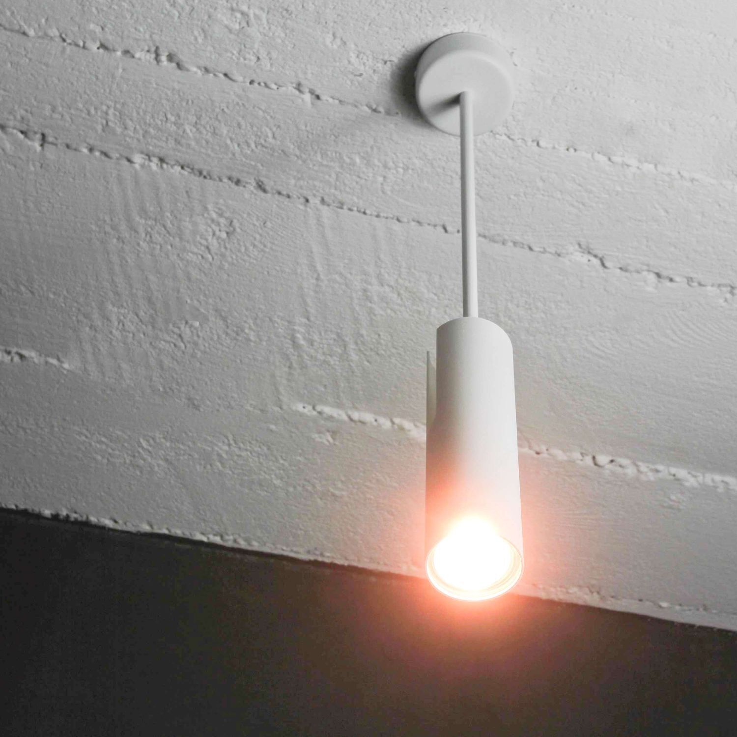 Moderne Deckenleuchte Weiß verstellbar Lampe