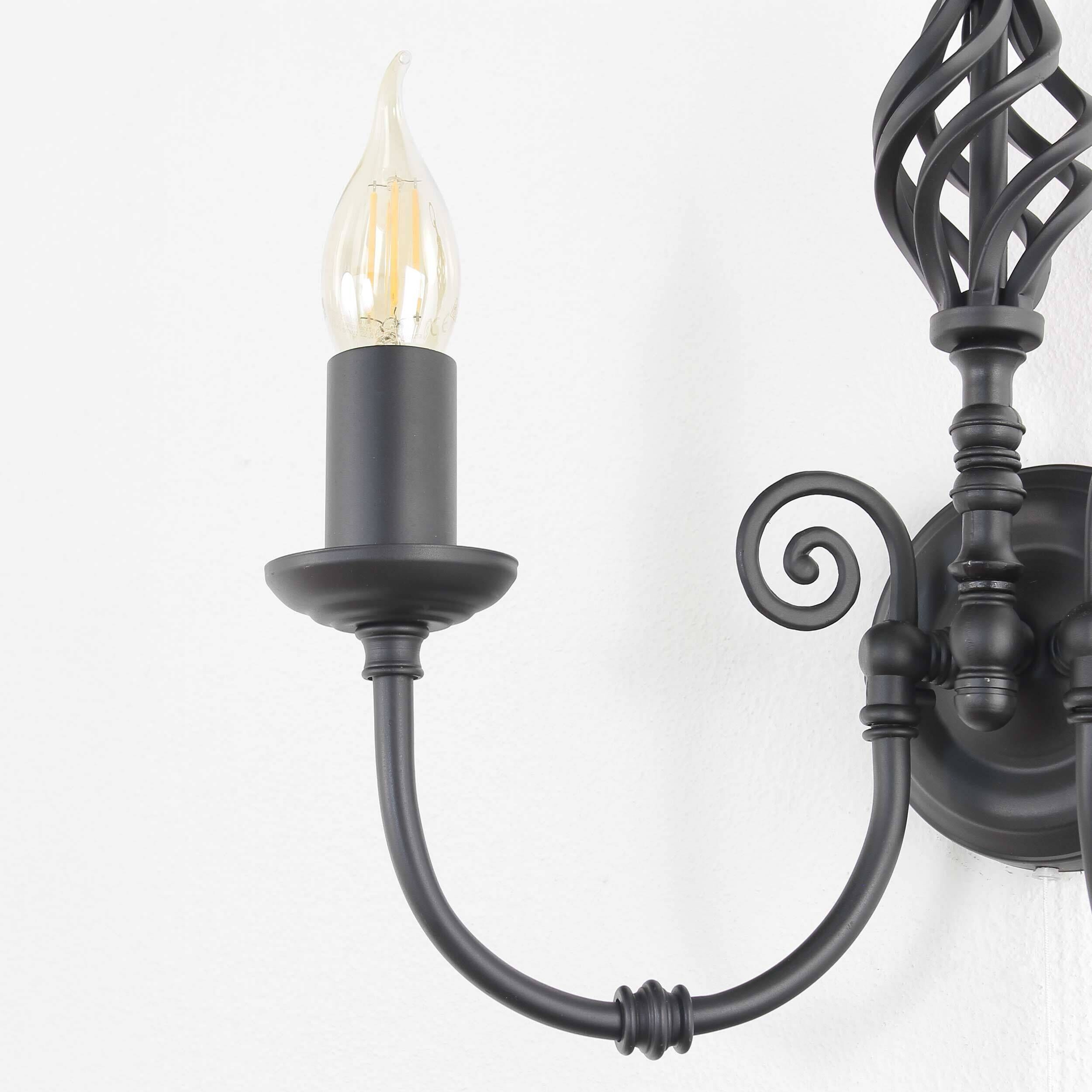 Wandleuchte, Wandlampe, Kandelaber, Metall, f Rage?