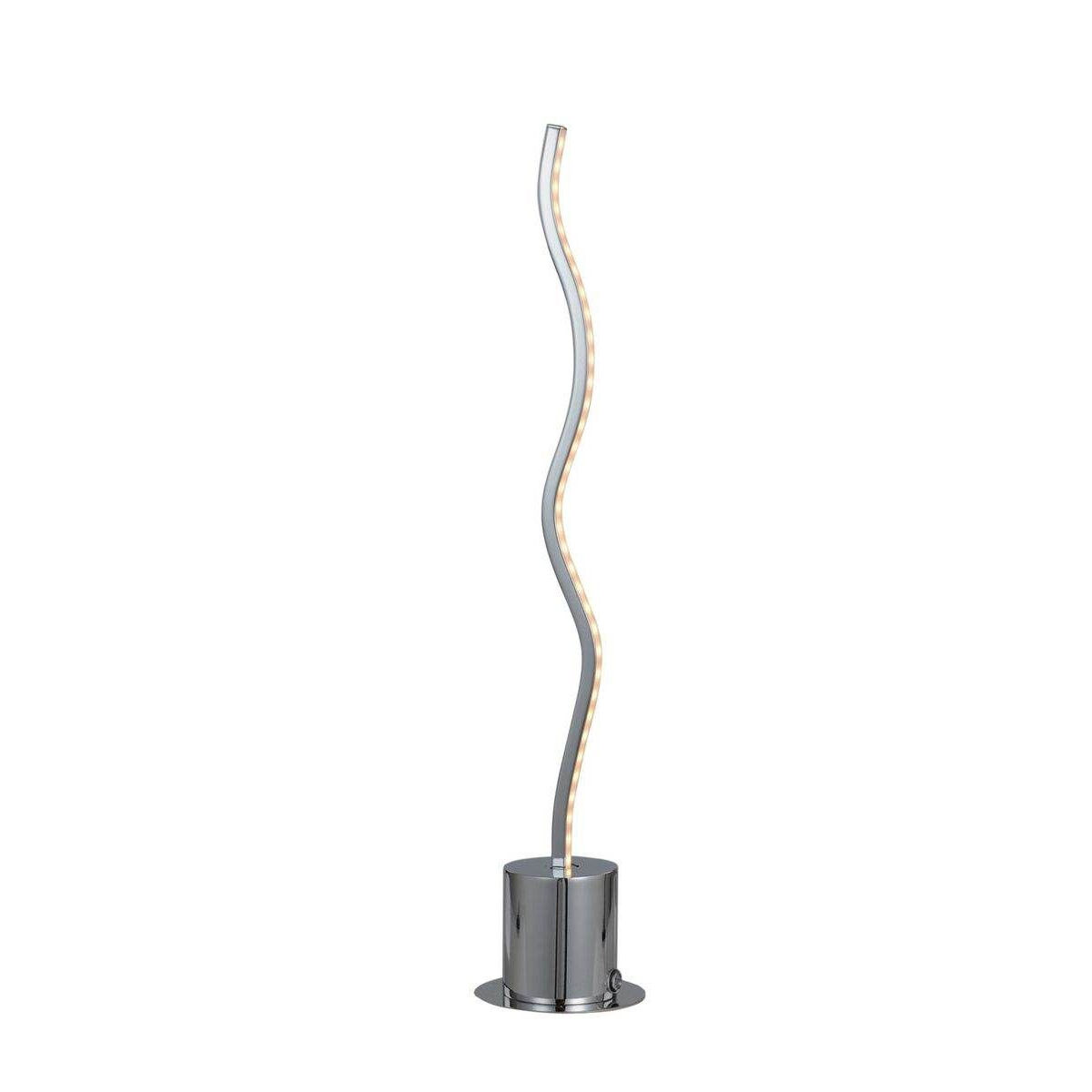 Tischlampe LED klein 45 cm Wellen Design