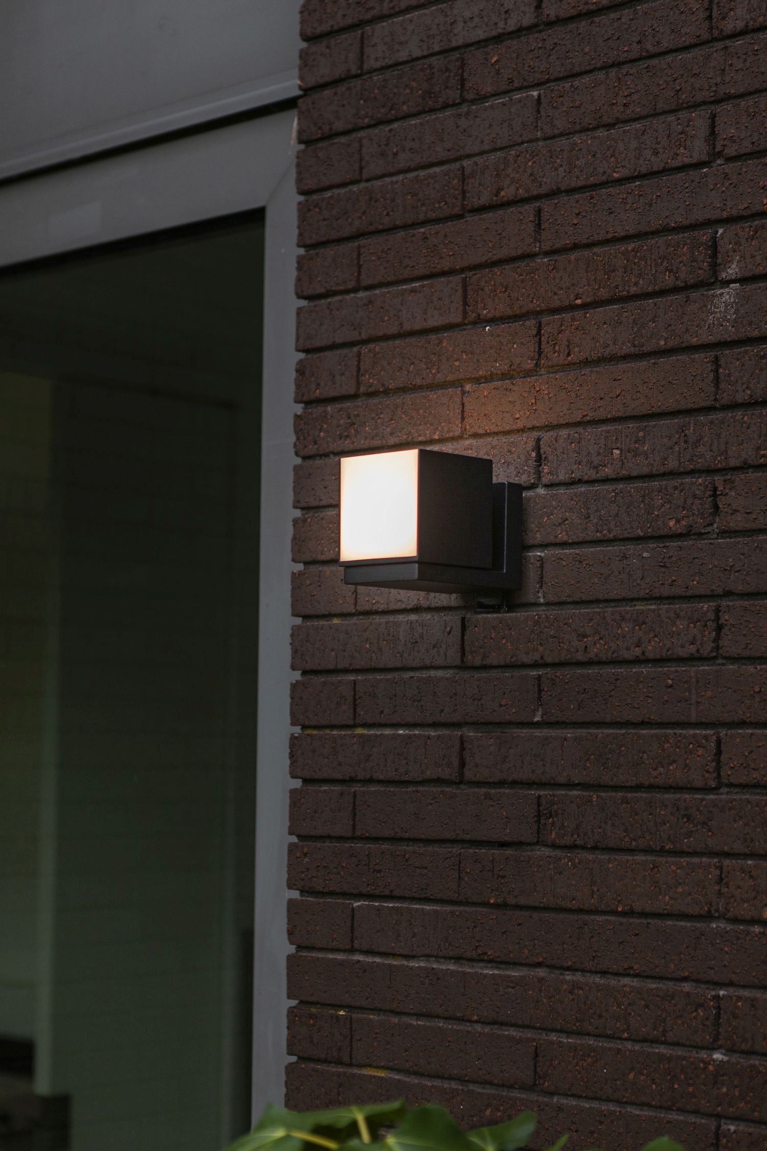 Flexible LED Wandleuchte Schwarz IP54 3000 K Aluminium