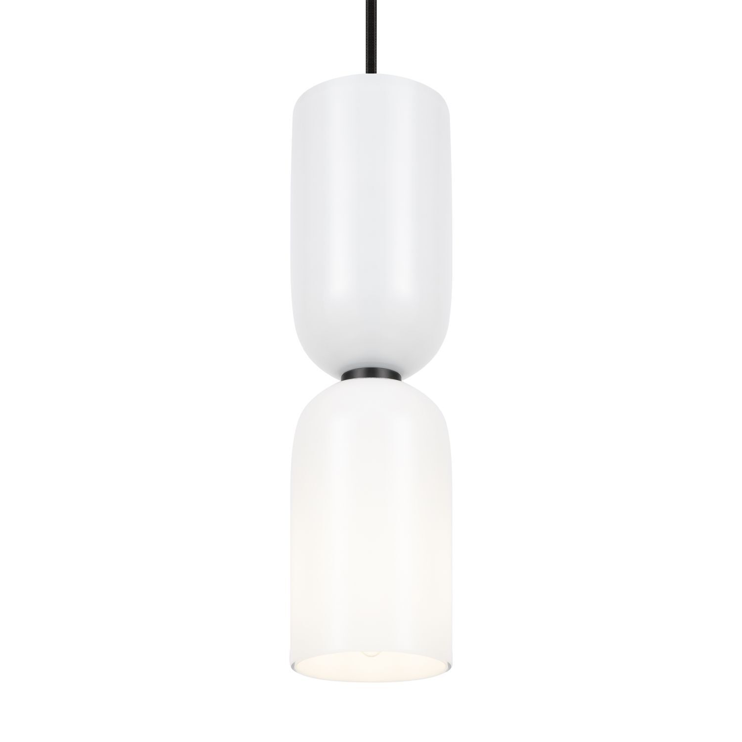 Pendelleuchte Metall Glas rund D: 8 cm H: max. 232 cm Lampe, Leuchte, Kronleuchter