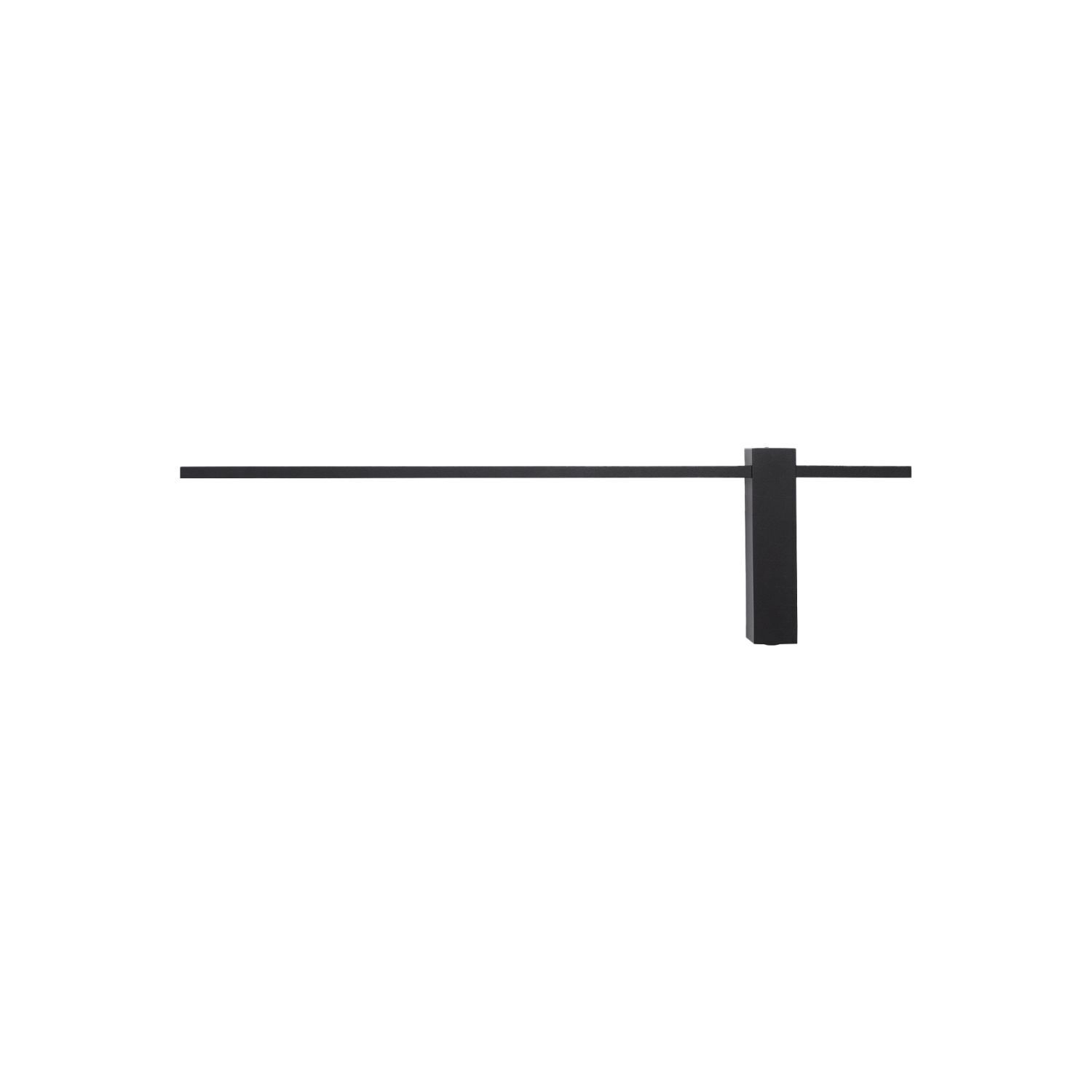 Applique LED noire 4000 K 80 cm de long indirecte