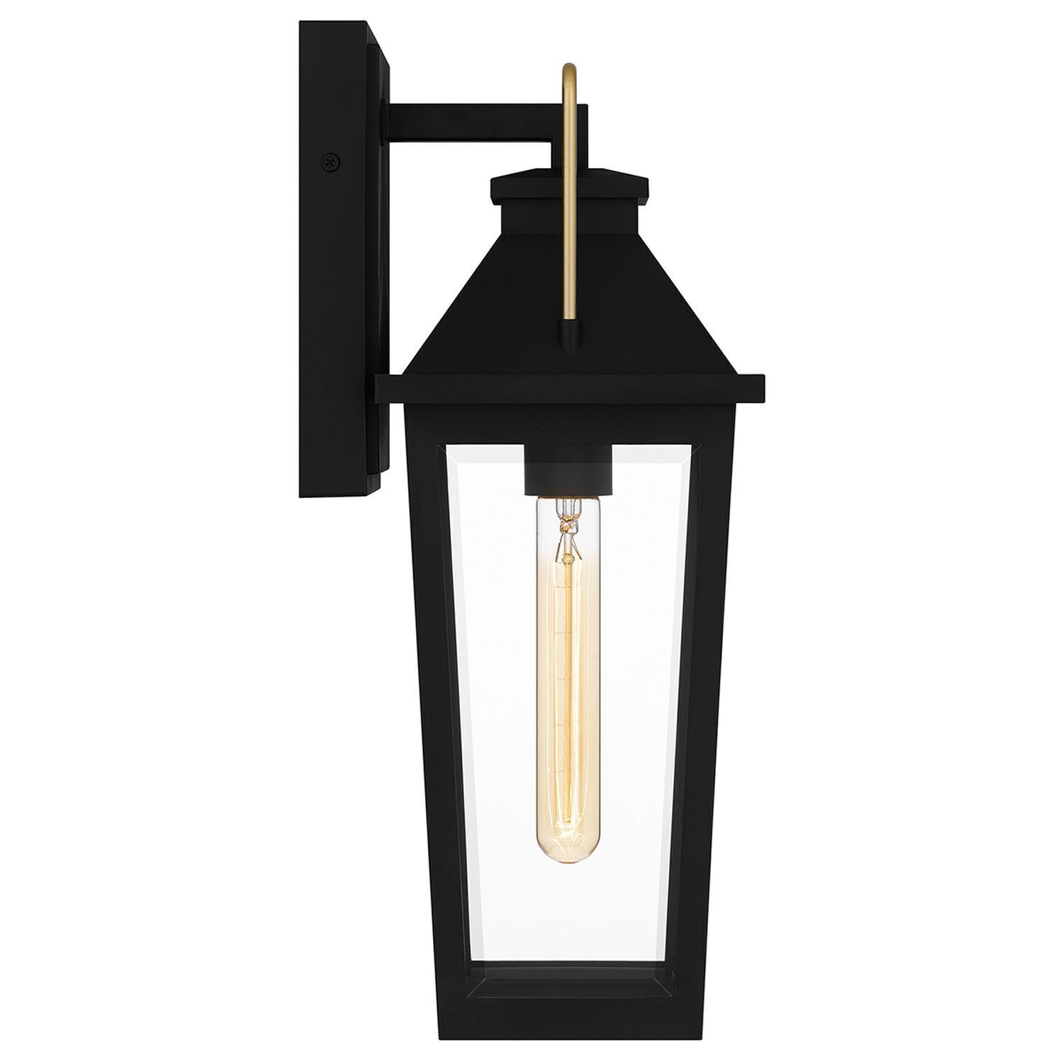 Außenlampe Wand Schwarz E27 IP44 H: 42,9 cm Rustikal Lampe, Postfach