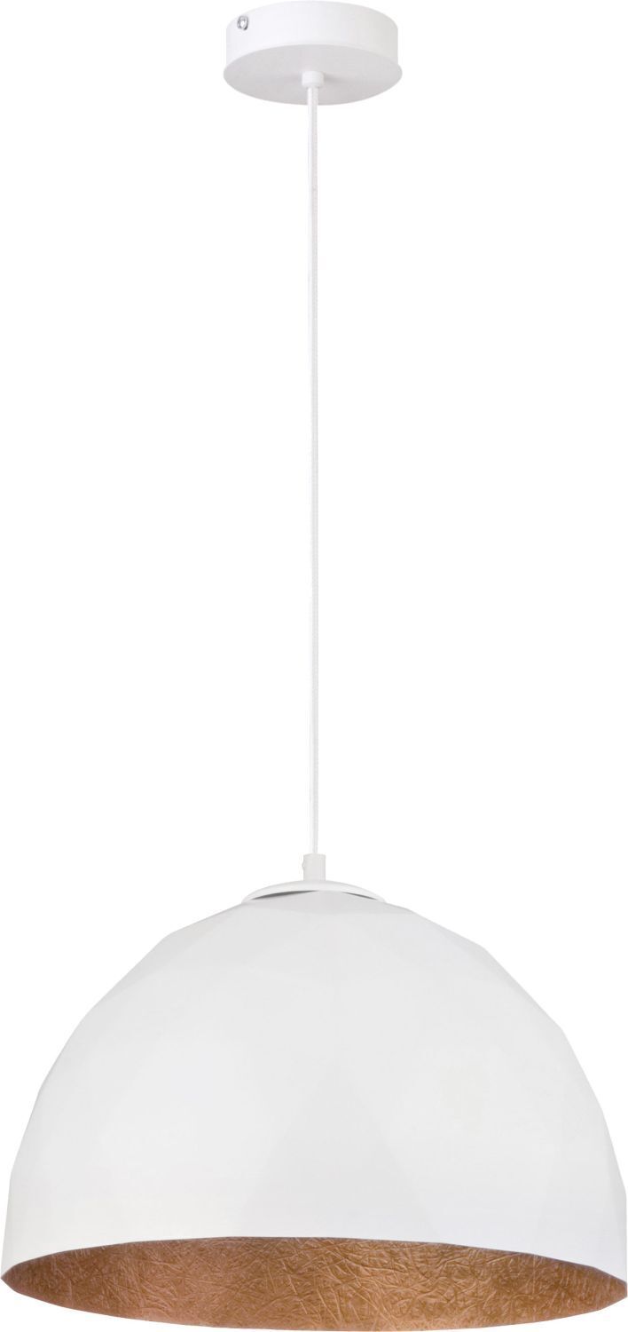 Suspension design blanc cuivre