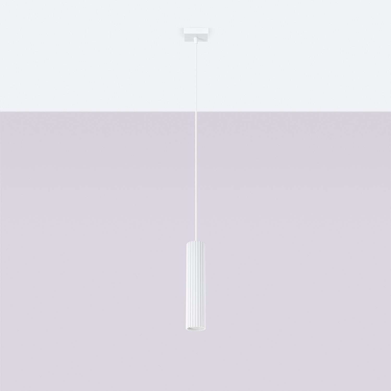 Suspension Blanc GU10 étroit Ø 8 cm en aluminium Moderne