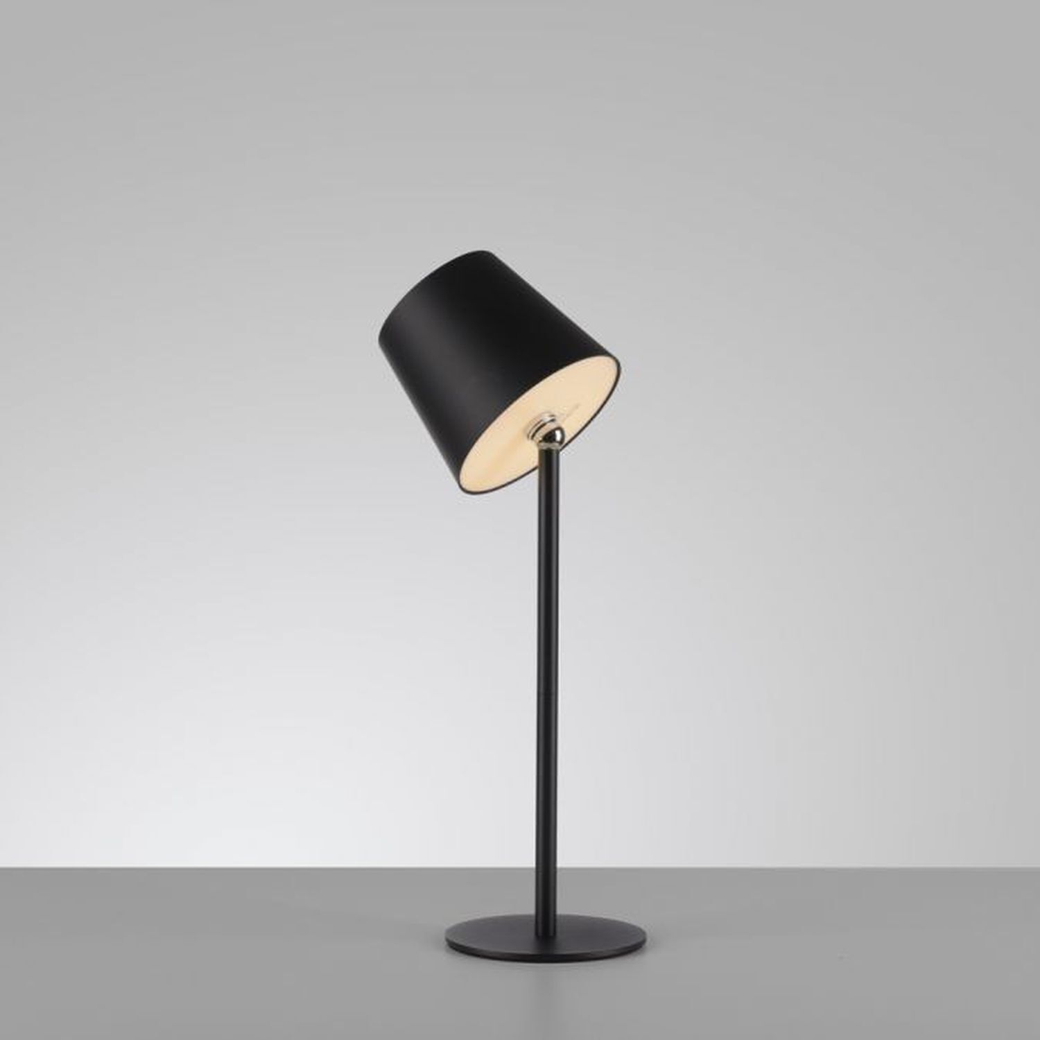 Lampe de table LED à accu noire dimmable Touch 37 cm 320 lm