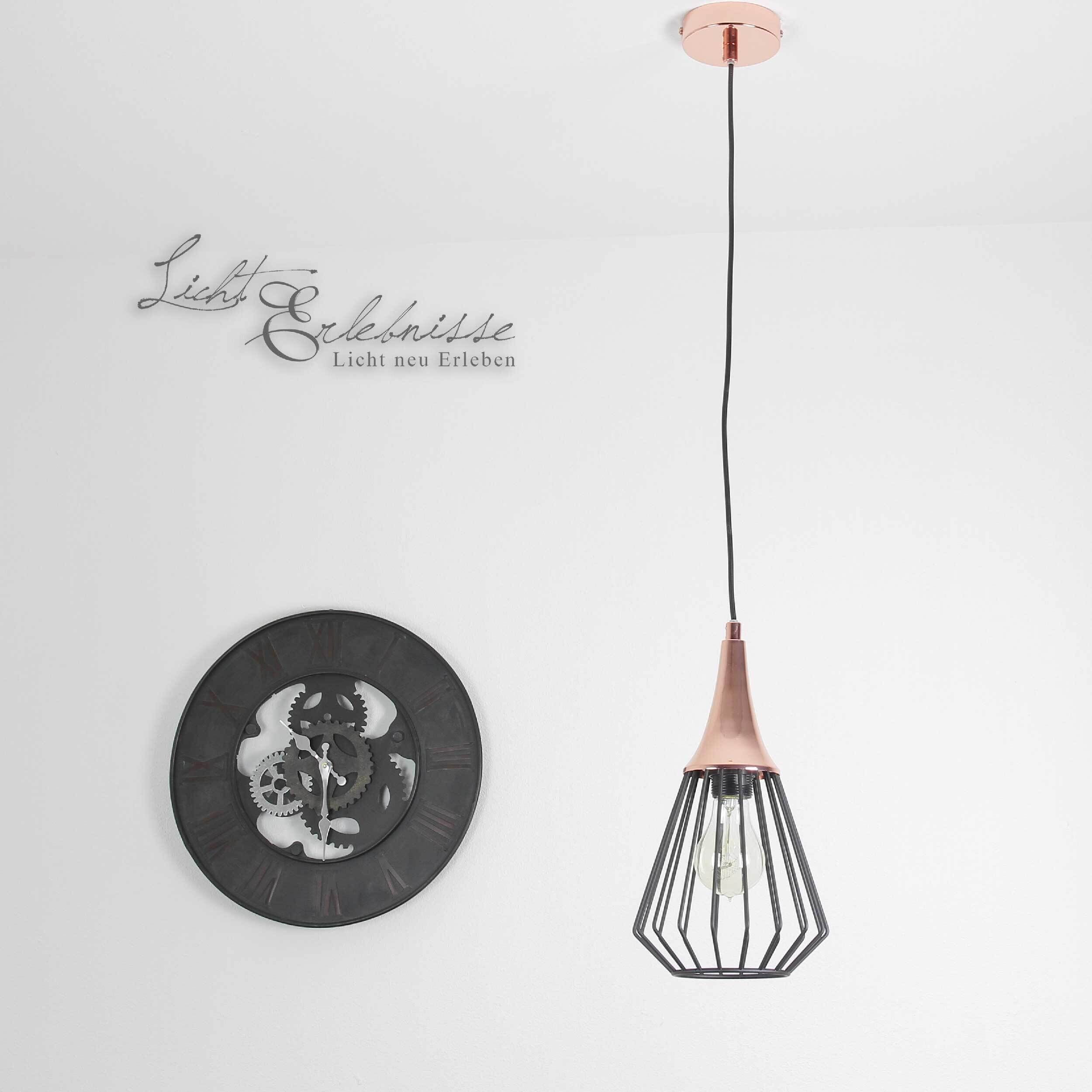 Lampe à suspendre en cuivre Leuchter, Lampe