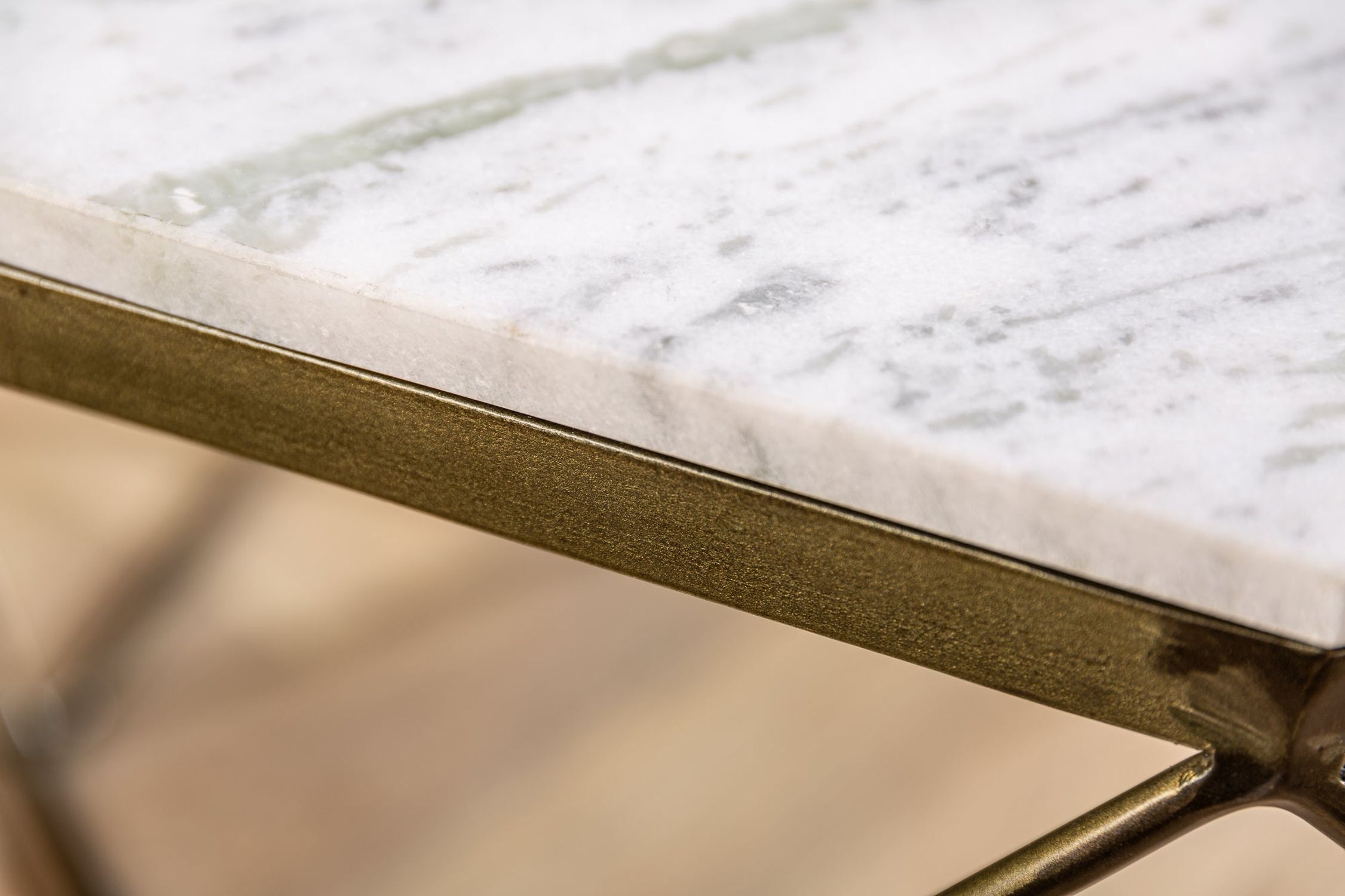 Table basse en marbre métal blanc noir 70 x 70 cm Moebel, Tabelle, Tischplatte, Kaffeetisch, Innenarchitektur