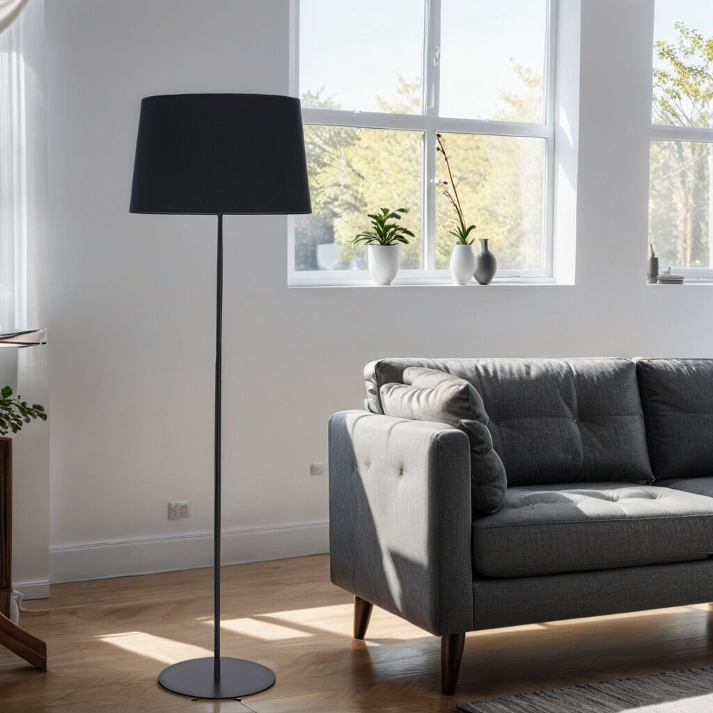 Lampe, Stehlampe, Pflanze, Couch, Mobiliar
