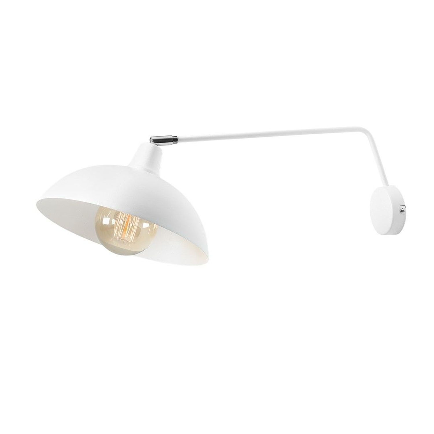 Applique flexible Blanc Métal P:60 cm E27 Loft