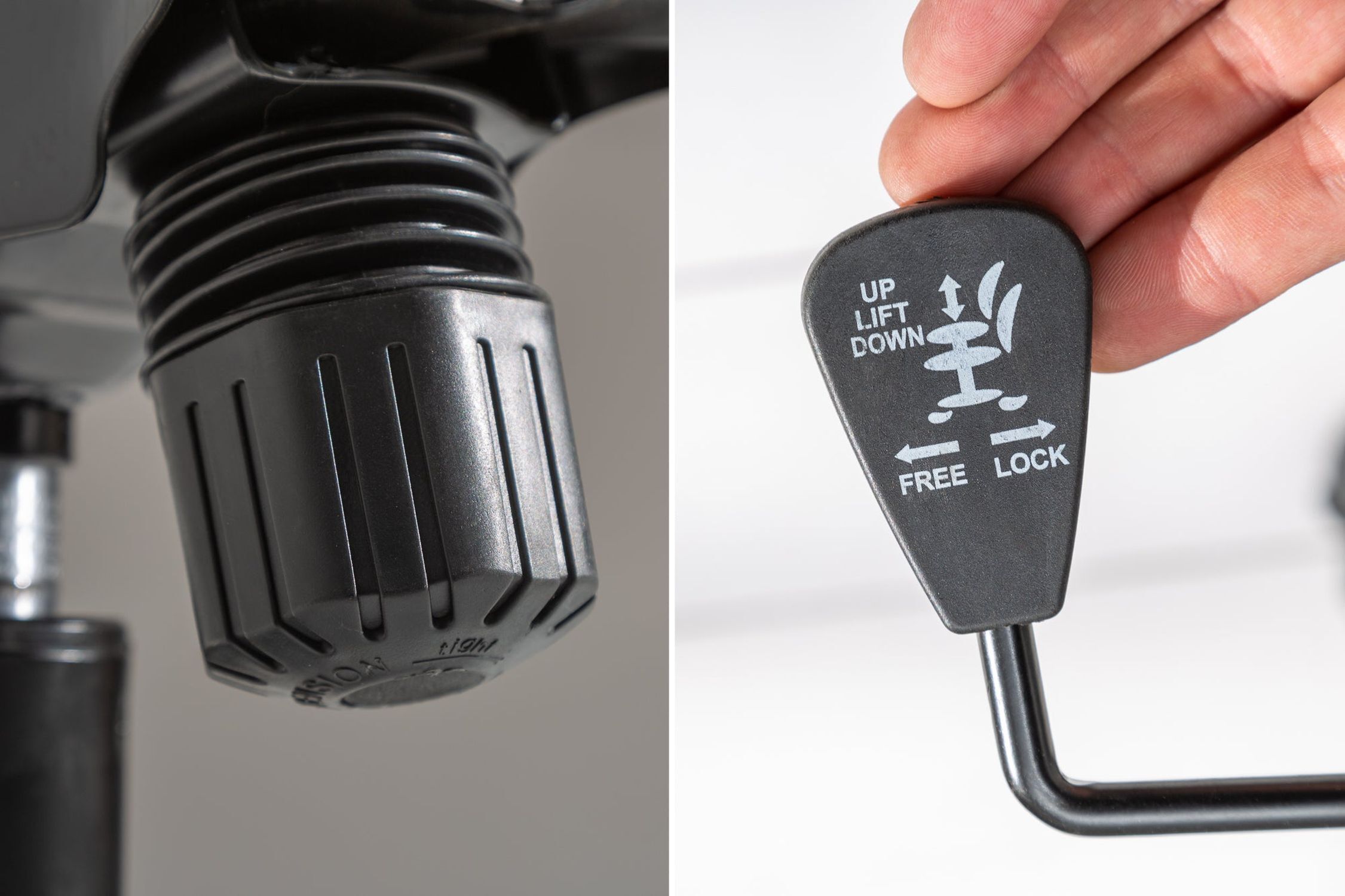 Chaise de bureau velours métal gris noir réglable en hauteur Elektrisches Gerät, Mikrophon