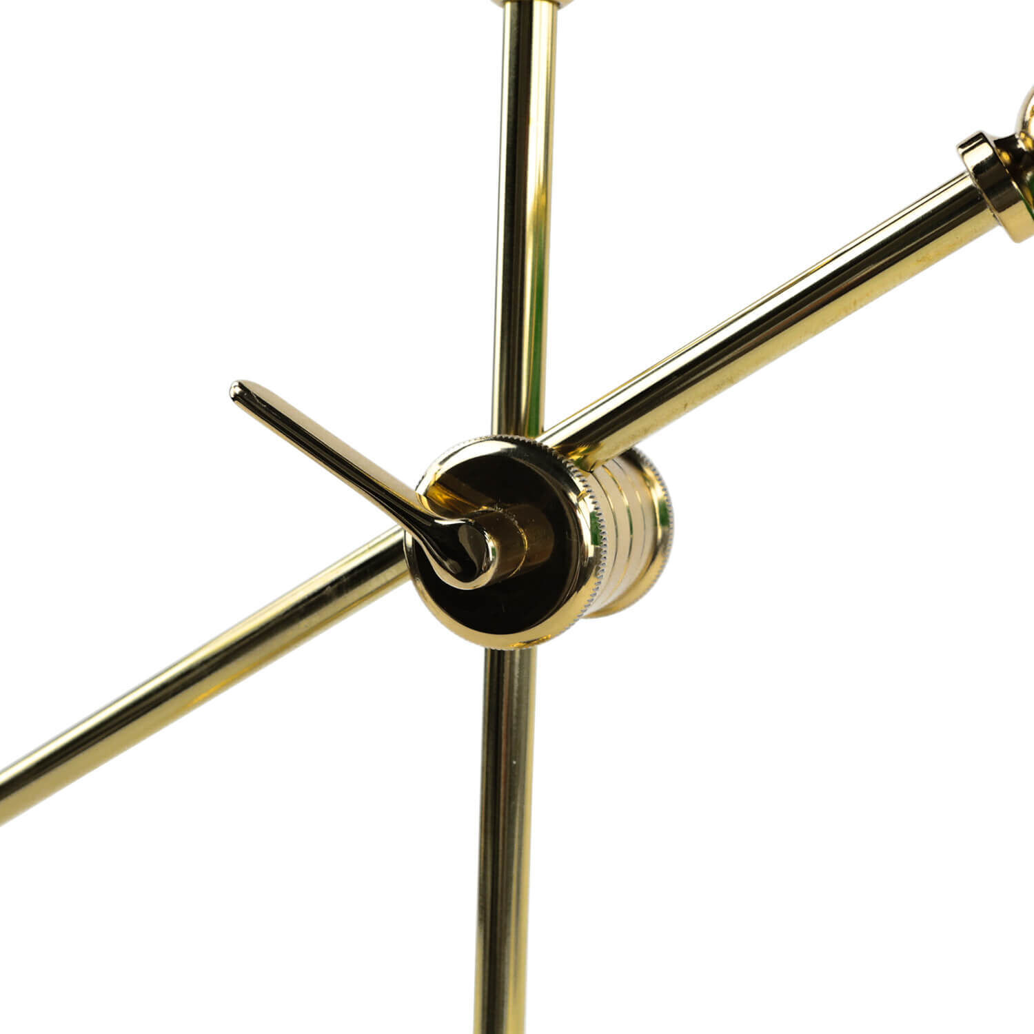 Lampe de banquier vert en laiton véritable poli Gerät, Deckenventilator, Elektrisches Gerät