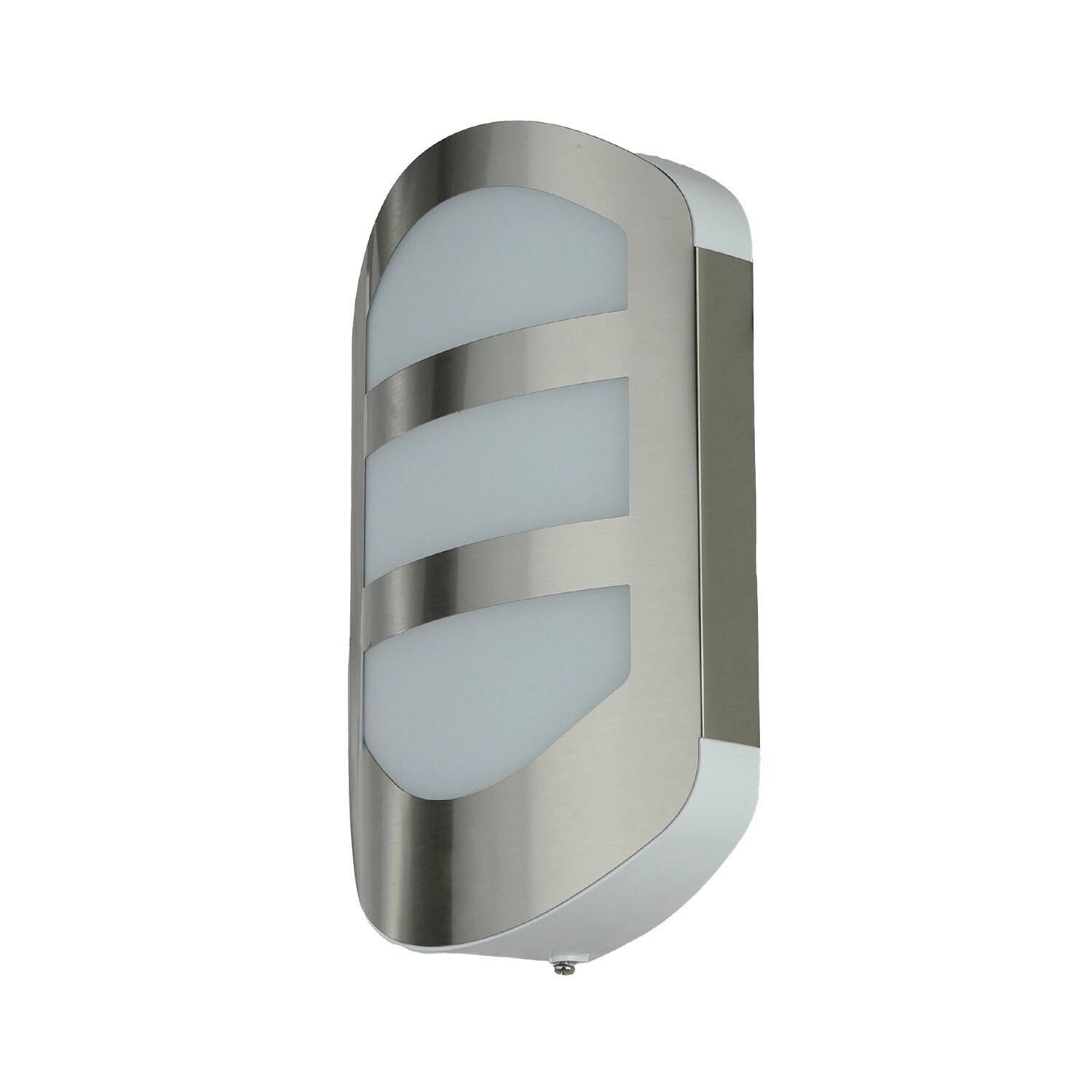 wandlampe, außenleuchte, stahl, metallisch, wellendesign