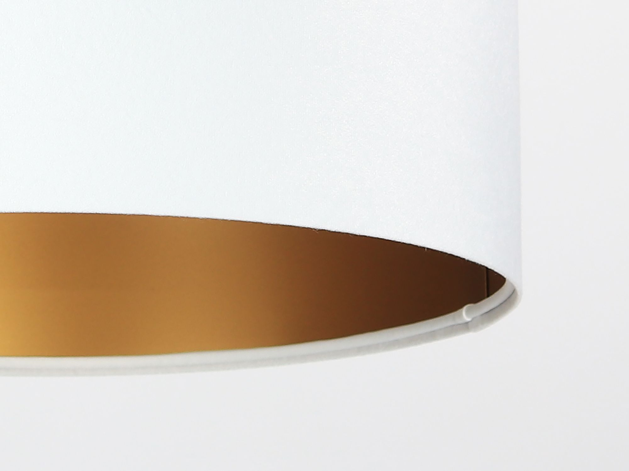 Suspension ROSIE Blanc Or Rétro ronde Table à manger Lampe, Lampenschirm