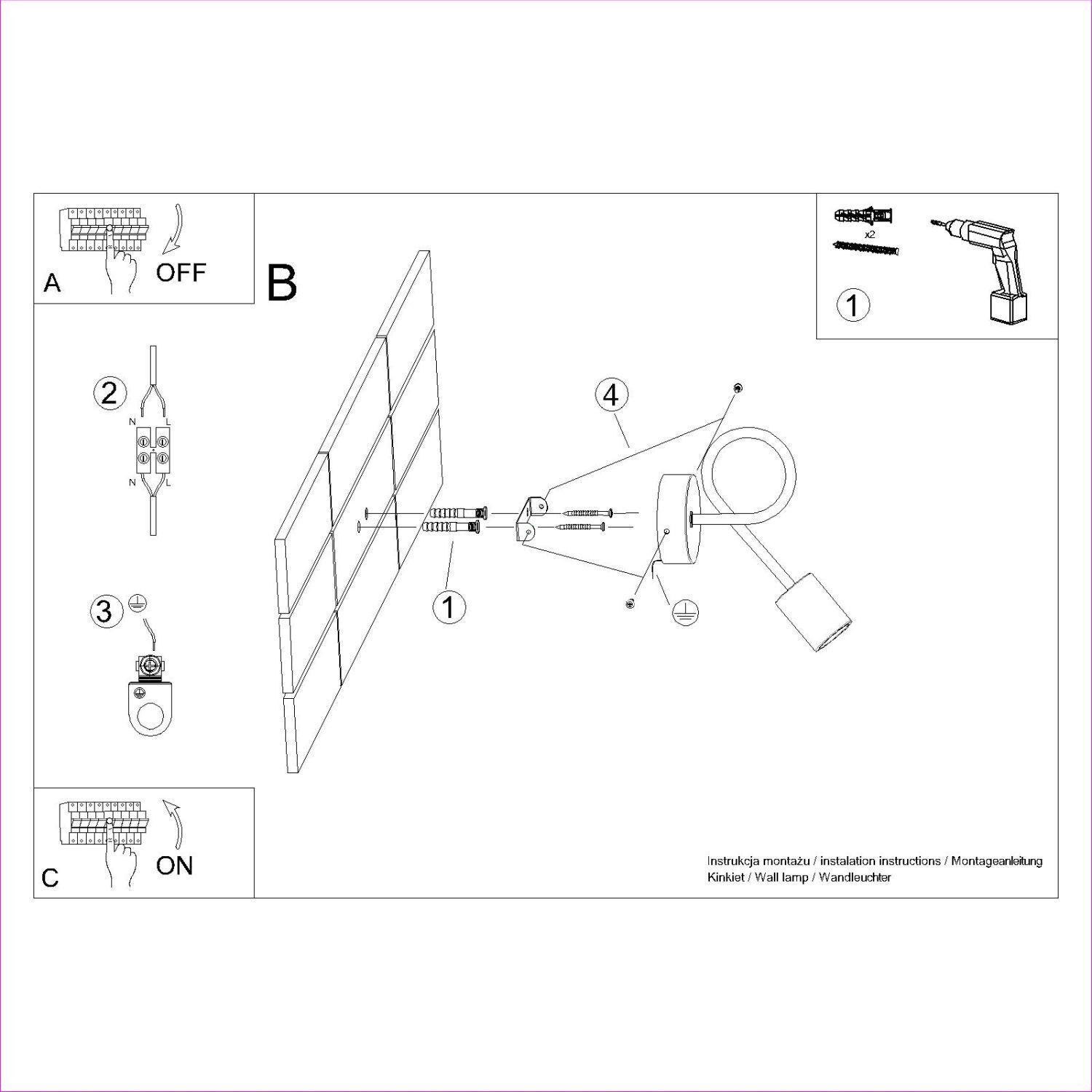 Wandleuchte mit Arm Holz Stahl Schwarz E27 H:24 cm Wand-Lampe, Solarpanel, Solarbetrieben, Außenleuchte, Montagemontage