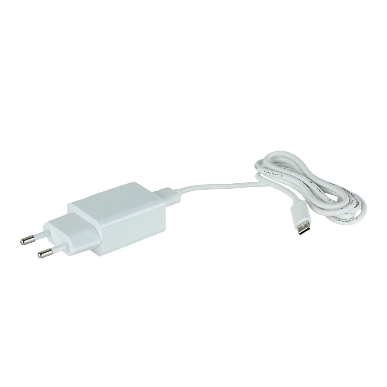 Ladegerät, USB-C, Netzadapter, Weiß, Kabel