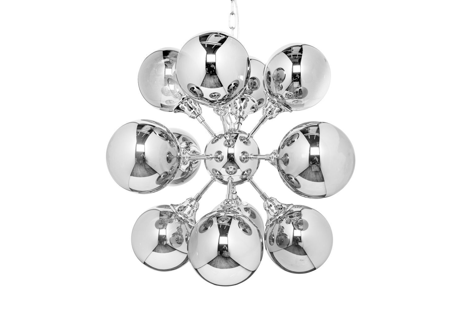 Suspensions Boule écrans en argent Design moderne Leuchter, Lampe, Zubehör