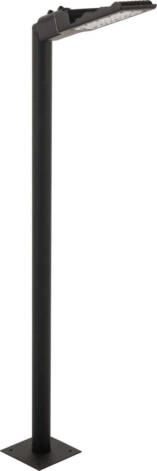 Lampadaire LED d'extérieur noir