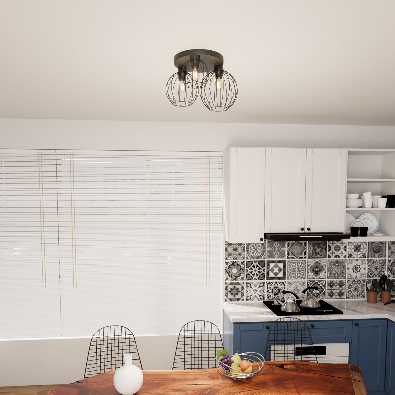 kitchen, deckenlampe, pendellampe, küche, fliesenmuster