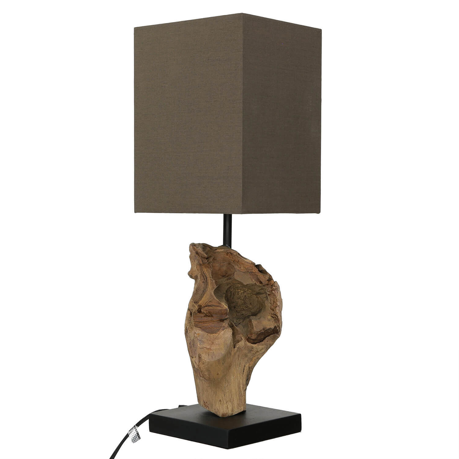 Tischleuchte Modern kunstvoll 45cm Tischlampe Natur Lampe, Tischlampe