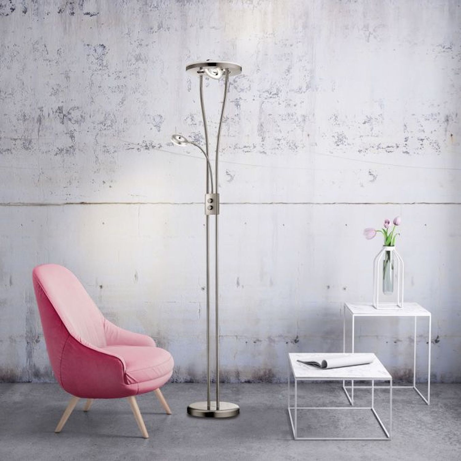 Lampe, Mobiliar, Stuhl, Stehlampe