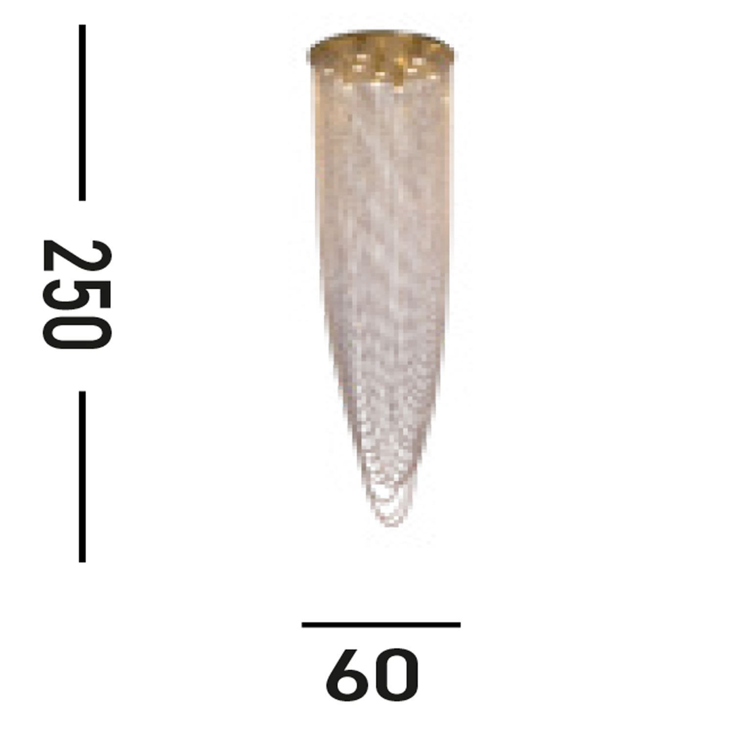 Elegante Deckenlampe Metall Glas GU10 Ø65 cm 10-flammig nail tip, glitter, rhinestone, perleffekt, nagelkunst