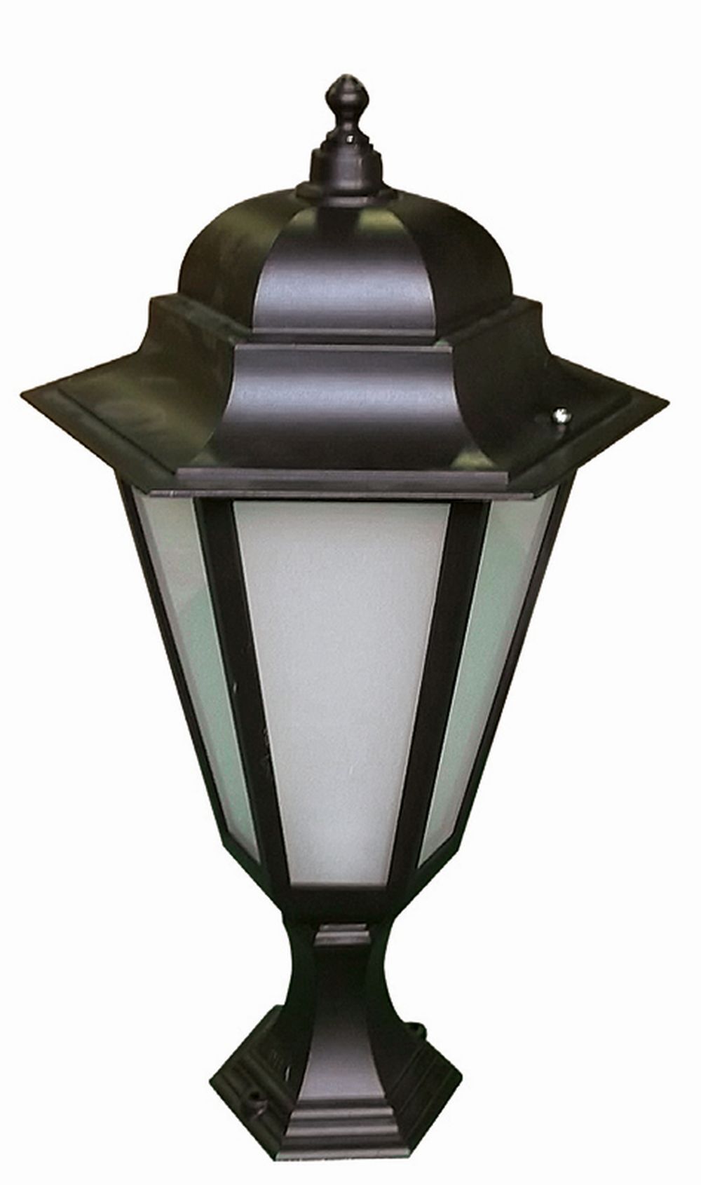 Luminaire de socle extérieur Noir IP43 81 cm E27 Rustique