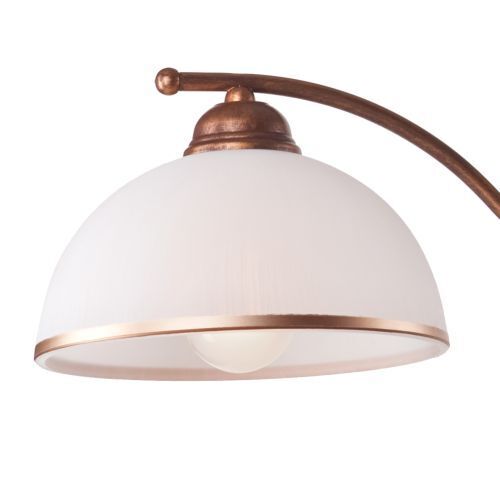 Braune Hängelampe Metall 3-flmg Jugendstil elegant