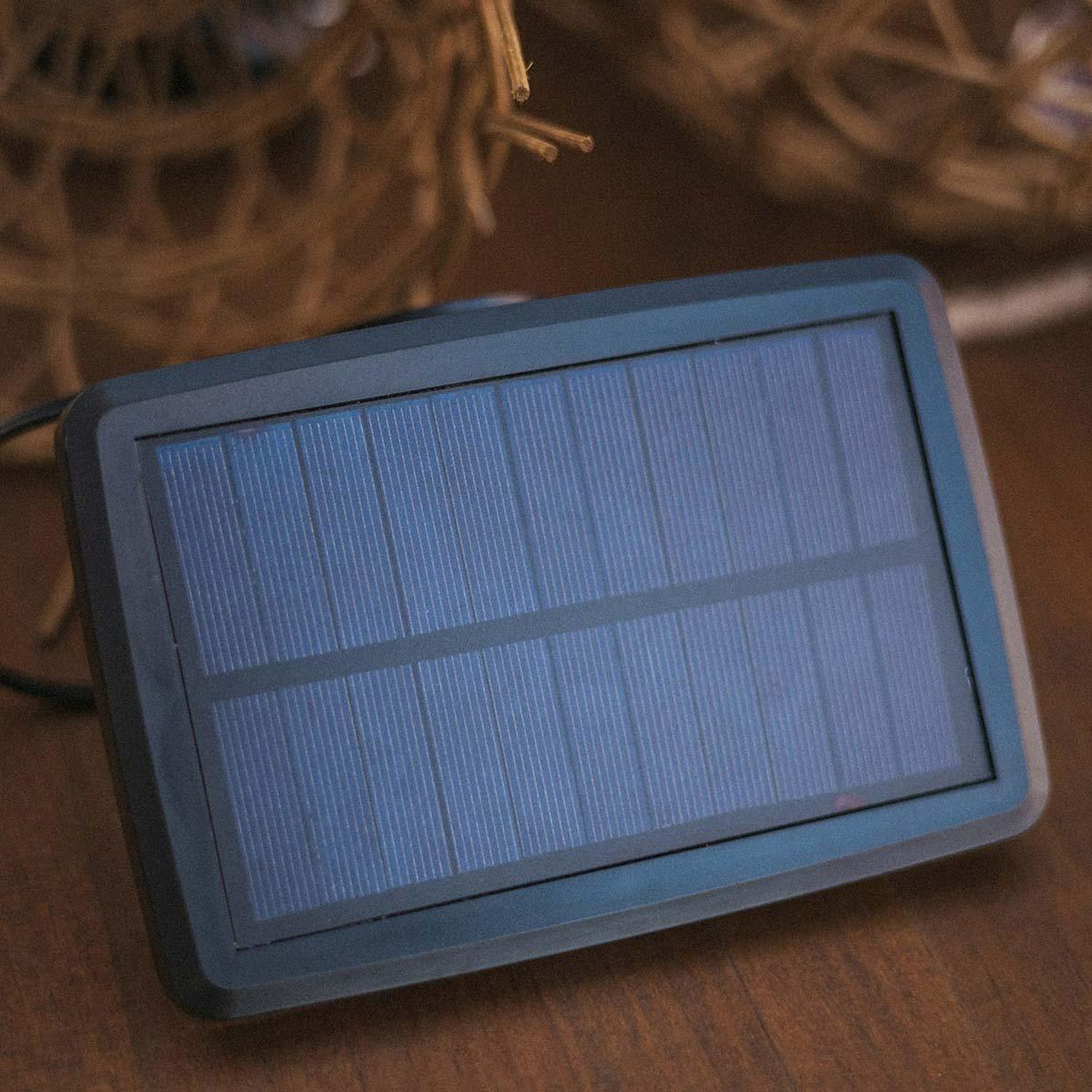 Solarlichterkette LED 1800 K 5 m lang Jute Naturfaser Computerausrüstung, Elektronik, Hardware, Überwachen, Bildschirm